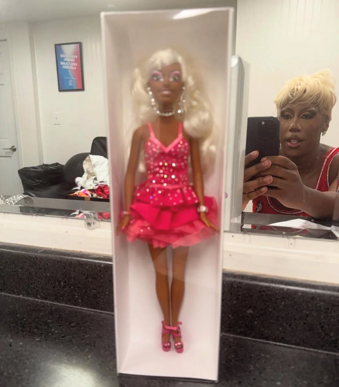 Doll made for Kori King from Ru Pual's Drag Race.