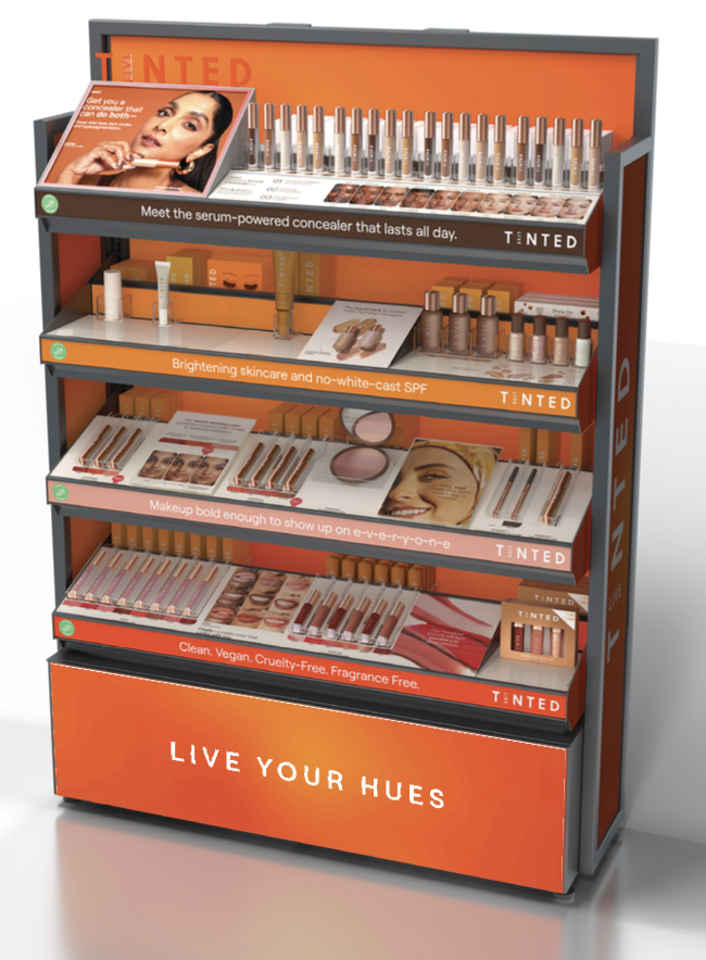 Sephora CA Endcap Launch Display