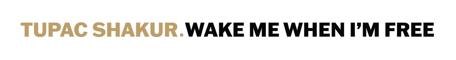 TUPAC SHAKUR. WAKE ME WHEN I&#39;M FREE