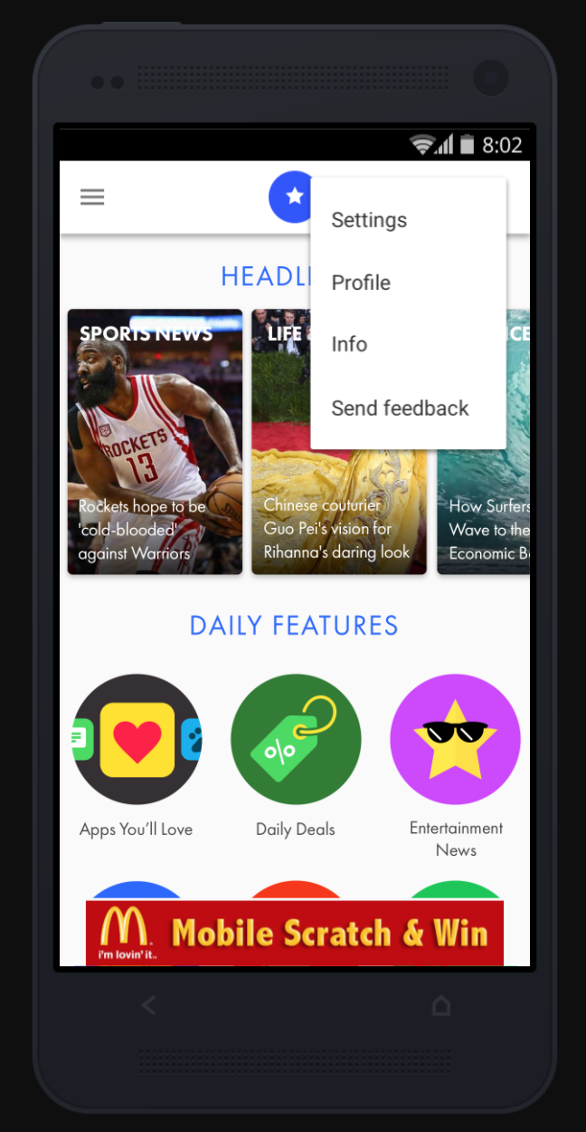 A large part of the redesign was to use common Material Design pattern practices and to make settings much more accessible for users.