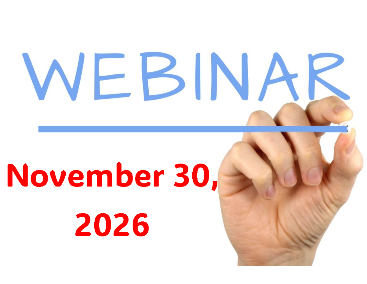 November 30th Webinar - Category A, J &amp; E