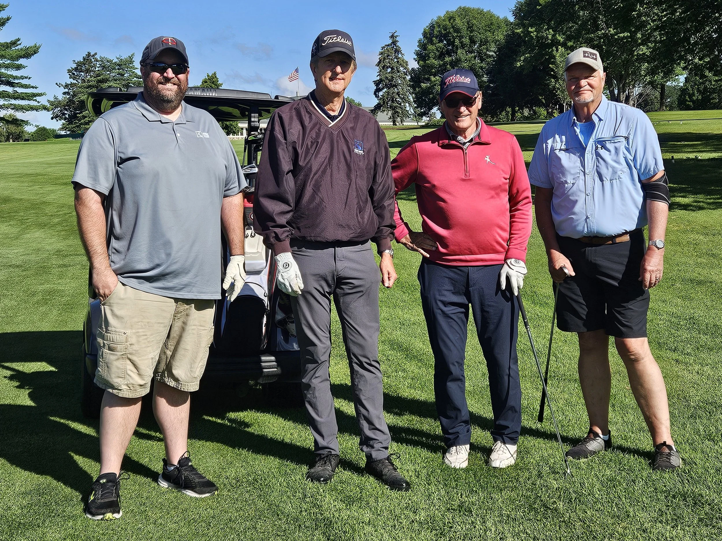 Matt Nitschke (GRE), Byron Johnson (GRE), Scott Larson (Lake States Construction), & Dale Sutherland (Orion)