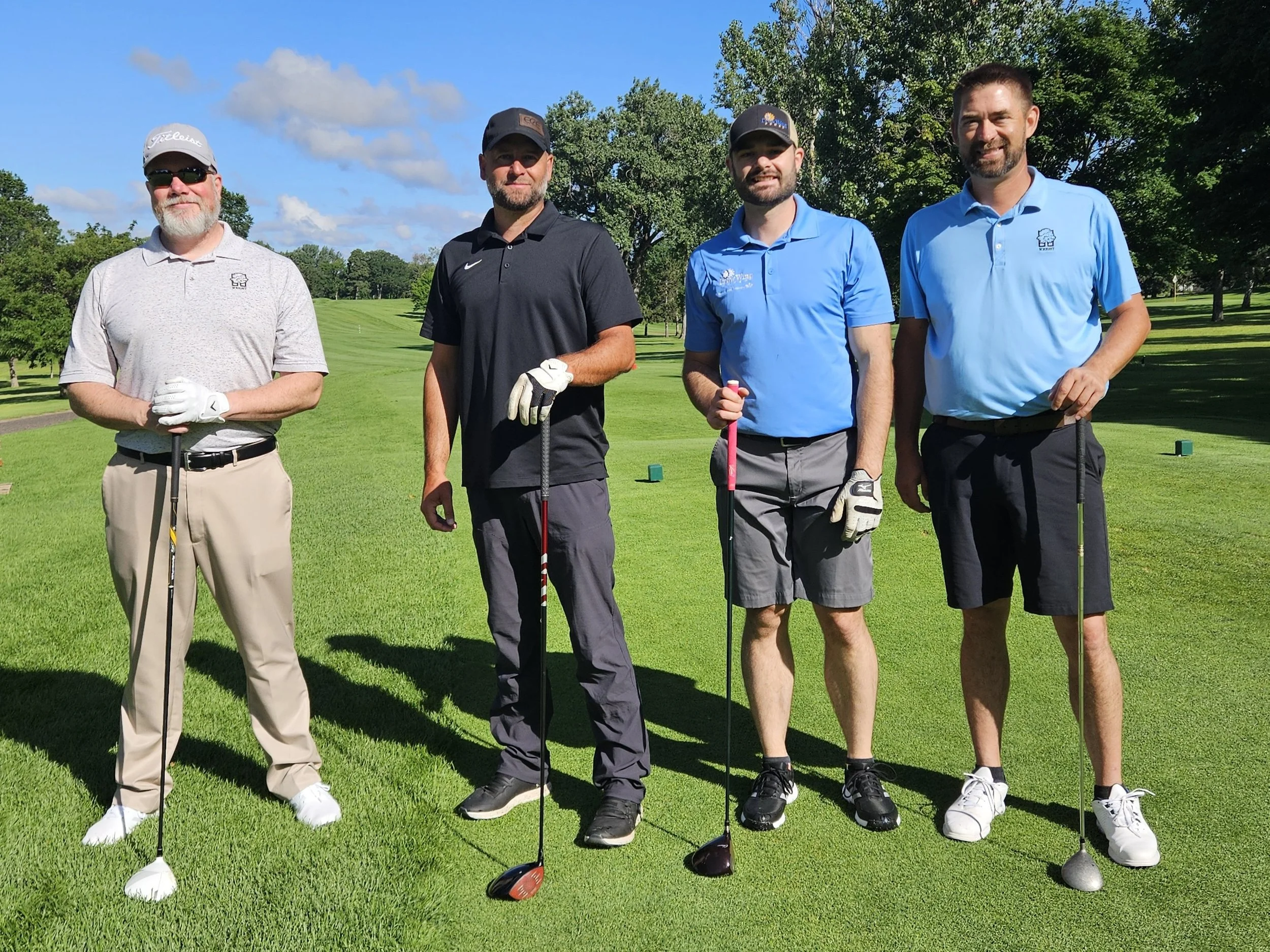 Adam Larson (Wright Tree), Ryan Johnson (ECE), Owen Gluck (Crow Wing Power), & Phil Radel (Wright Tree)