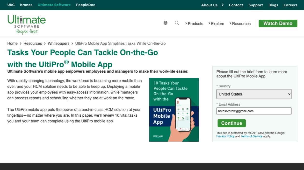 Content Landing Page | Copy & Editing
