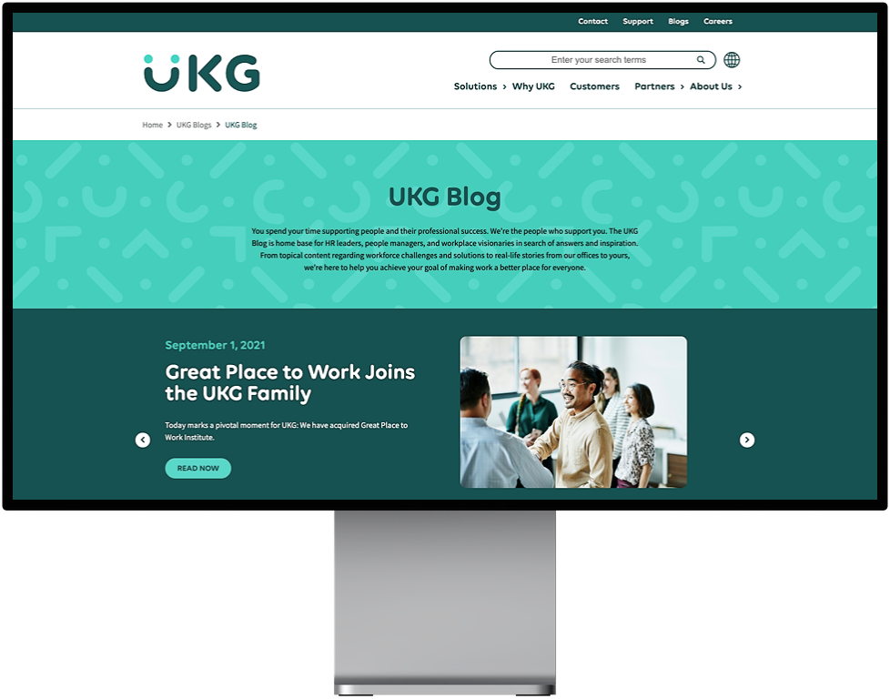 Corporate Blog Management, 2020-2022

[Skills: Blog Management • Copywriting • Copy Editing • Writer Coaching • Industry Research]