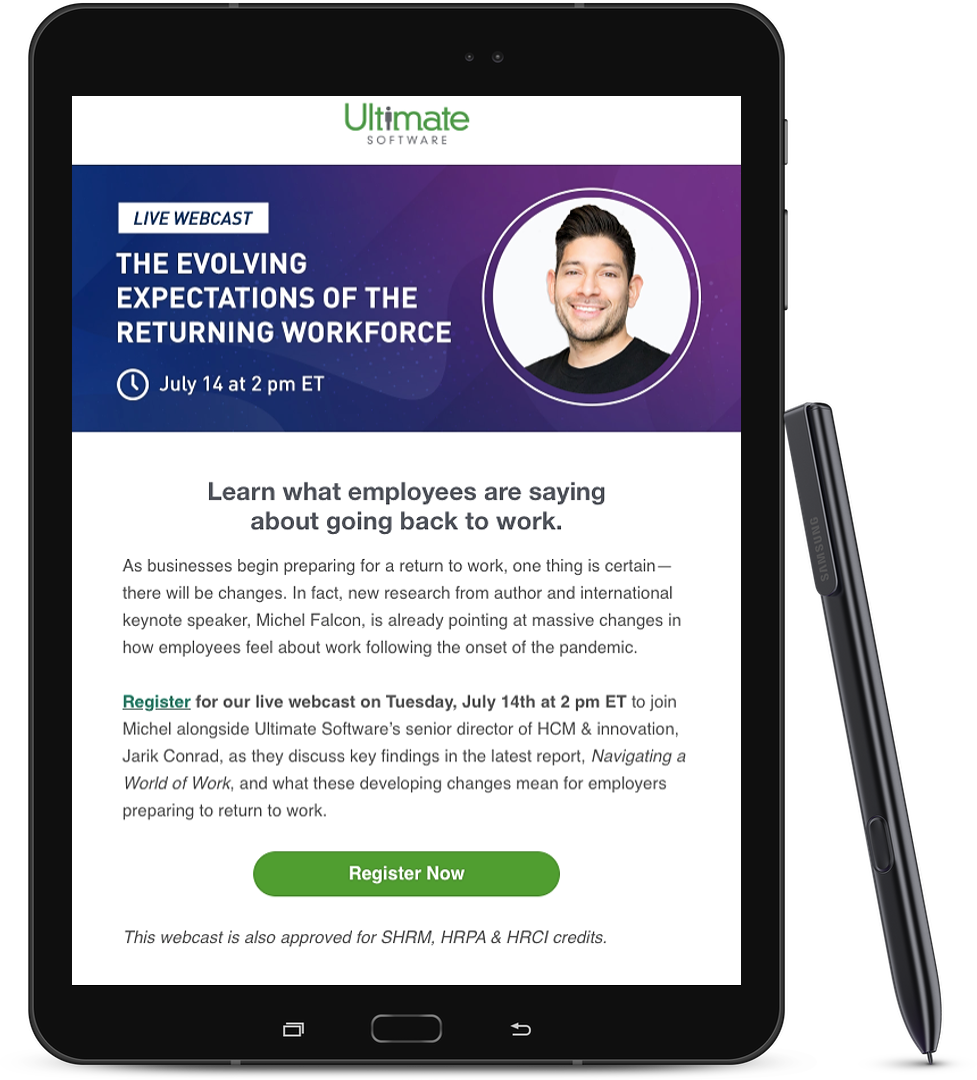 Webcast Promotional Email, 2020

[Skills: Copywriting • Subject Market Expert Interviewing]