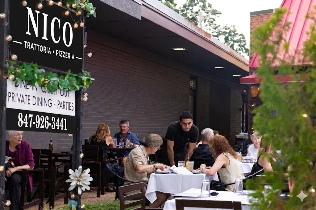 Patio season starts today! 🌿☀️

The Ravinia District is ready for sunny lunches, al fresco dinners, and everything in between.

Grab a seat outside at:
&bull; Abigail's American Bistro (@abigailsbistro)
&bull; Happi Sushi (@happi.sushi)
&bull; Nico'