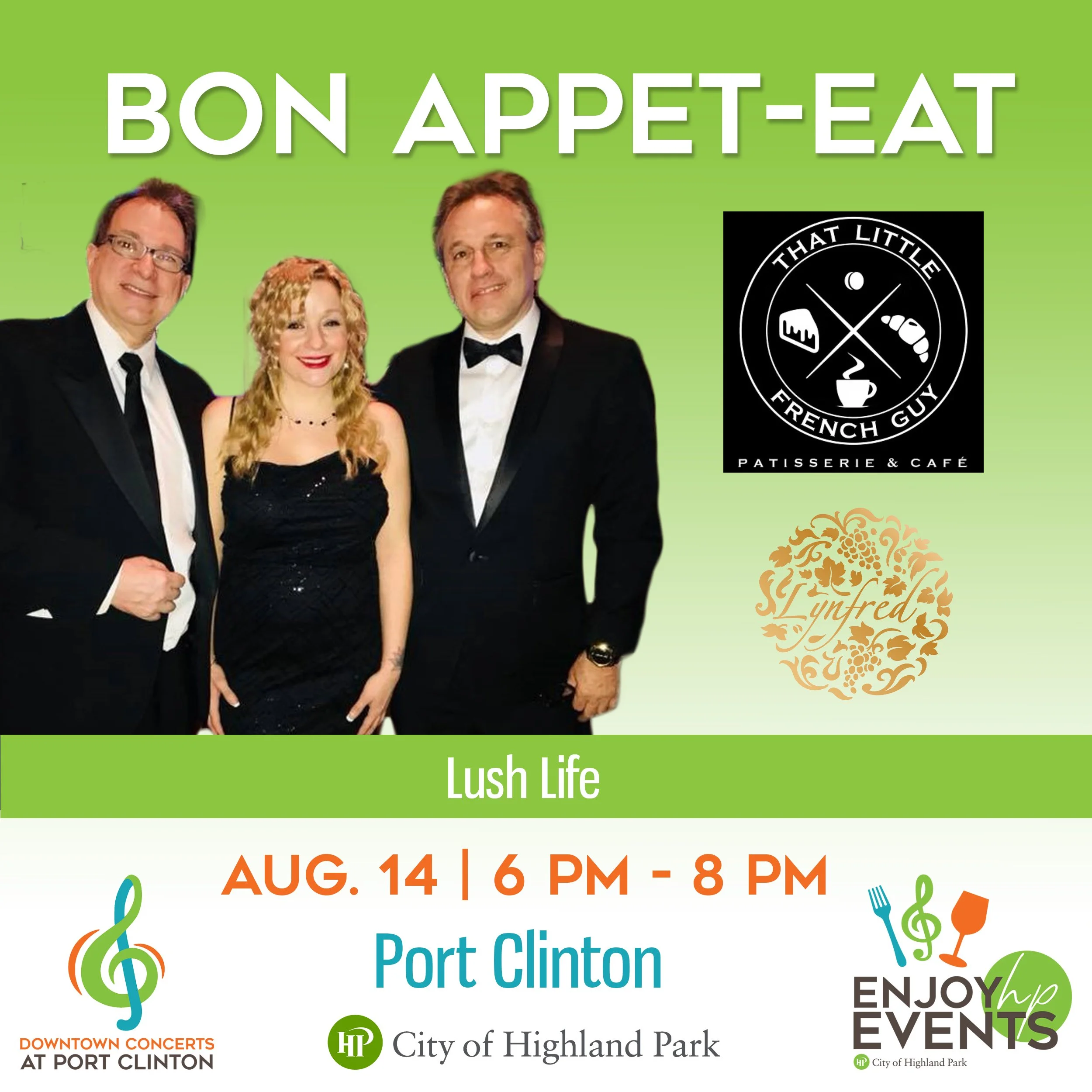Downtown Concert at Port Clinton: Bon AppétEAT