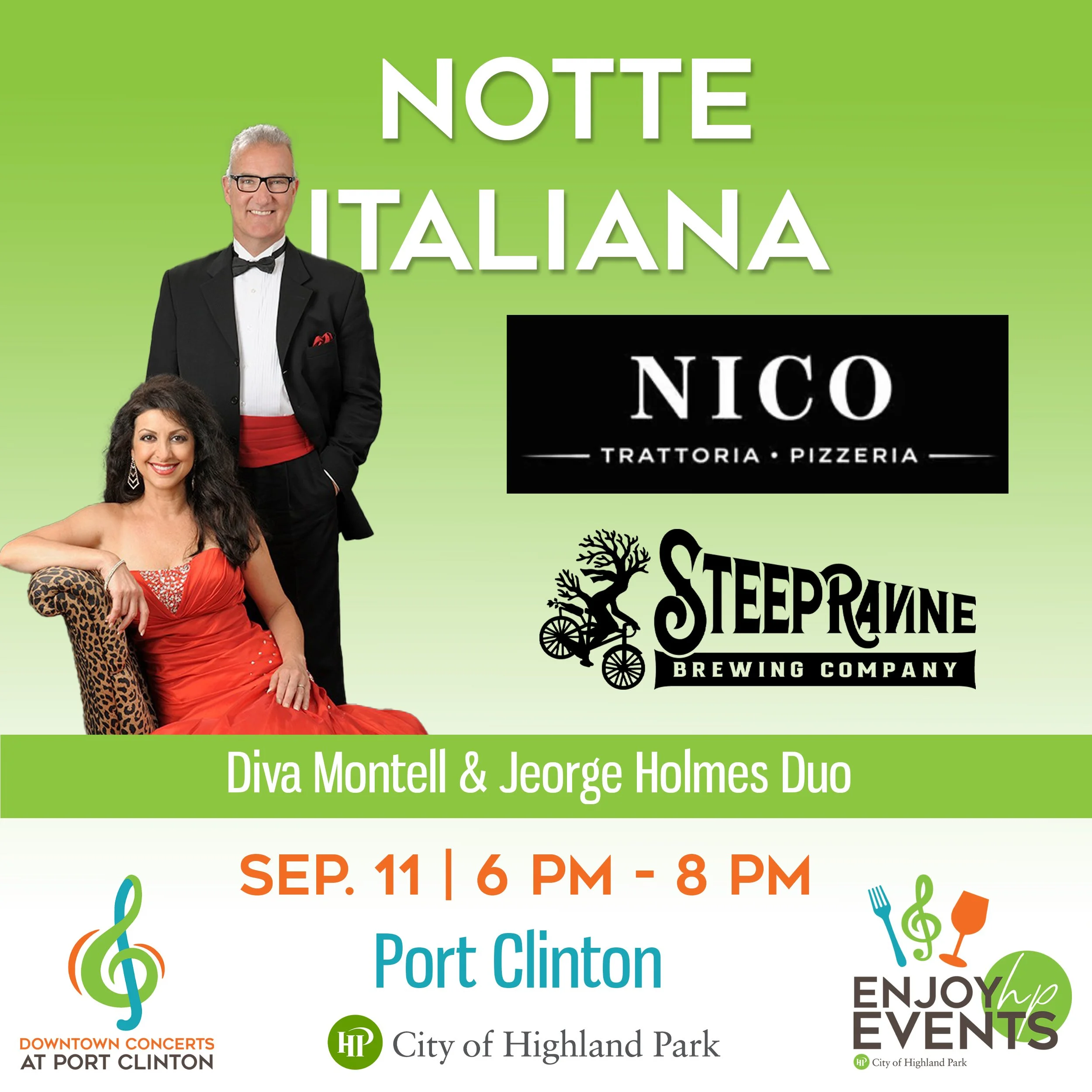Downtown Concert at Port Clinton: Notte Italiana