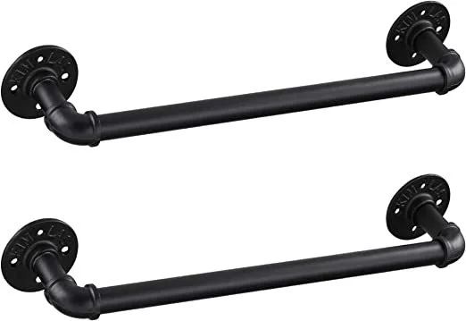 18" Towel Bar or Curtain Rod, Set of 2