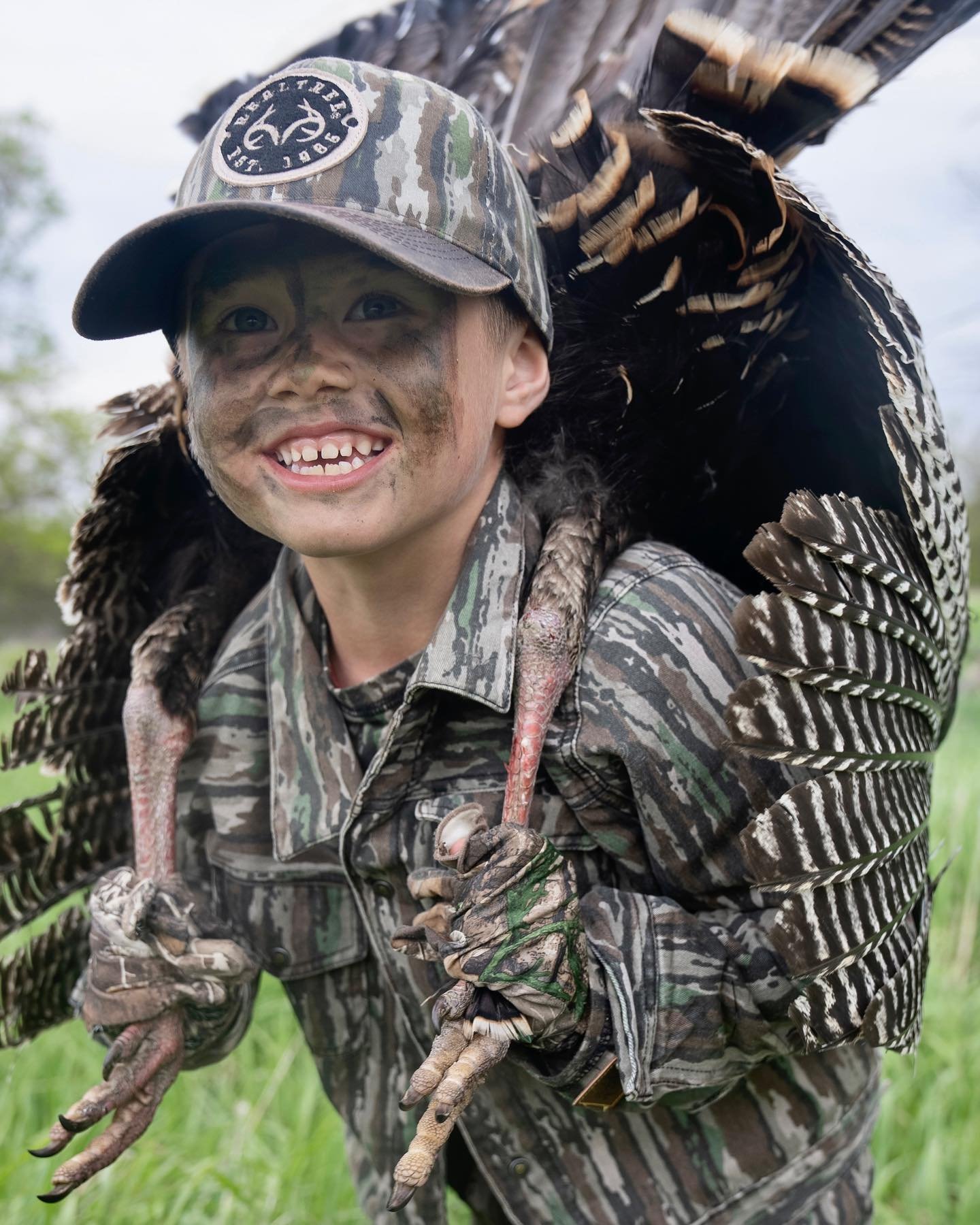 Jax was a big help on my turkey hunt even though he was putting on face-paint as the turkey was coming into range. 😳

We all had an awesome time and Jax even packed it out for me. He did inform me his turkey was at least 10x bigger than mine&hellip;