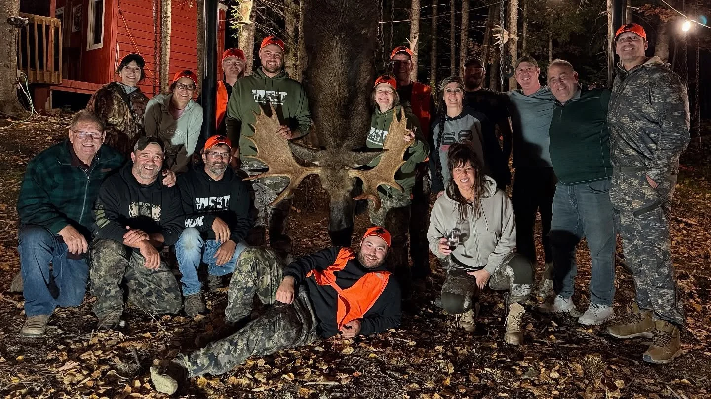 What an incredible day in moose camp here in New Brunswick with @cherryontopadventures! We&rsquo;ve got three women in camp with tags and two already tagged out on some amazing bulls. Exciting start&mdash;hopefully I&rsquo;ll be next! 🧡 @destination