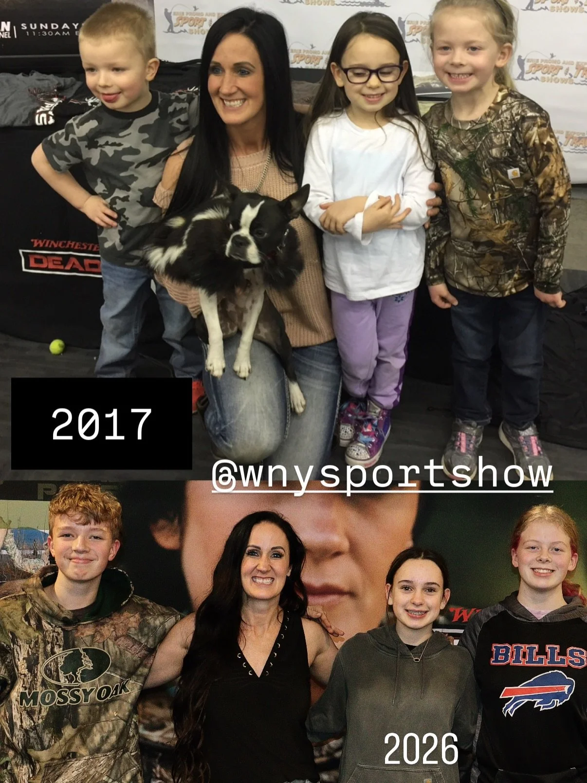 It&rsquo;s been 9 years since I was last at the @wnysportshow in Hamburg, NY, and it feels so good to be back! I love seeing all the kids again, and it&rsquo;s wild looking back at old photos and comparing them to now. Everyone has grown up!

I&rsquo
