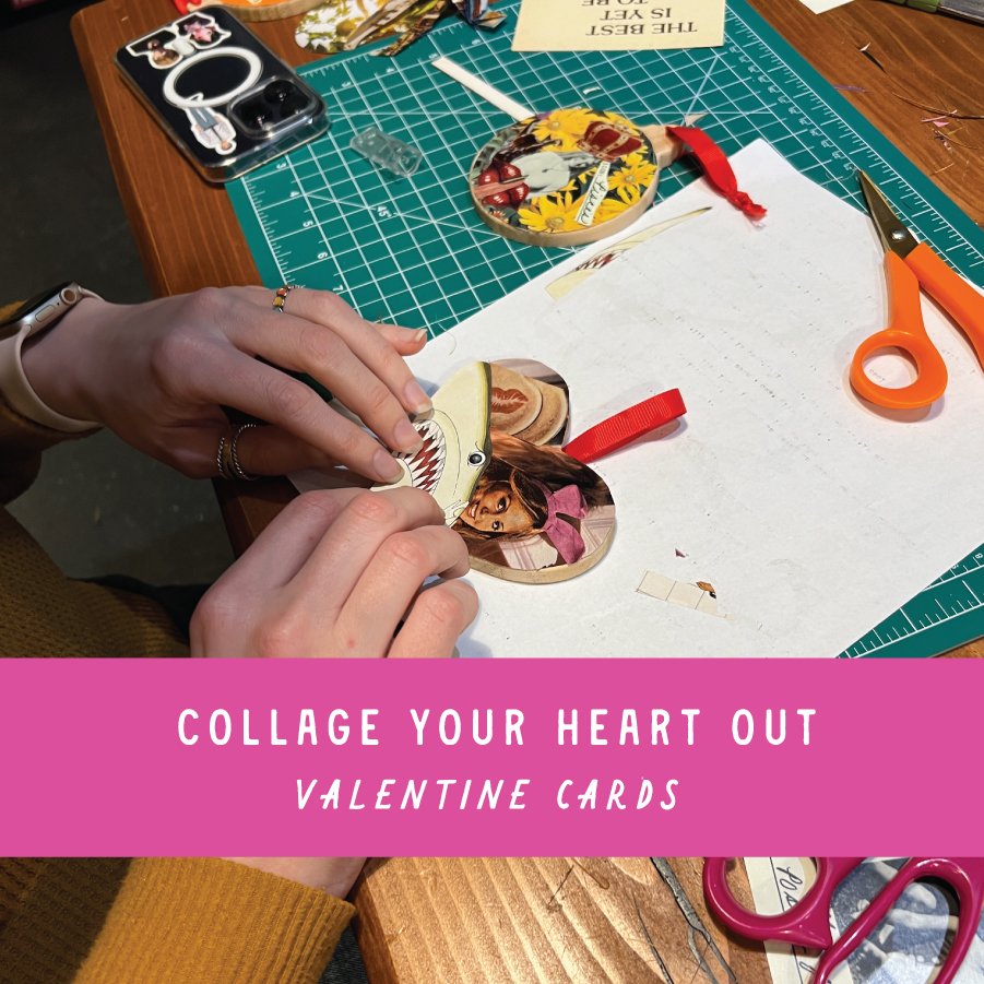 Collage Your Heart Out Workshop at Goat Patch Brewing