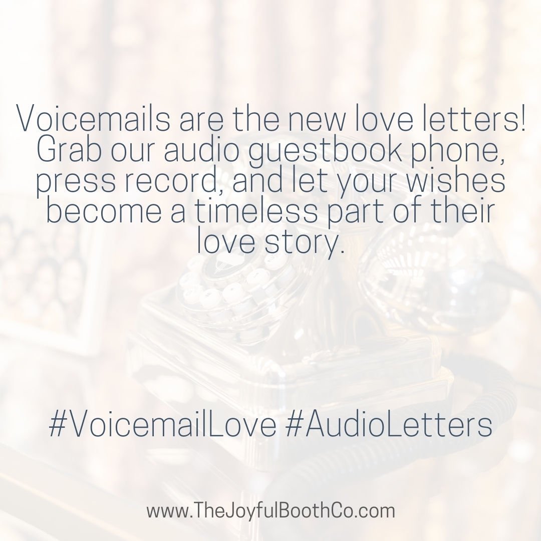 Voicemails are the new love letters. 💌