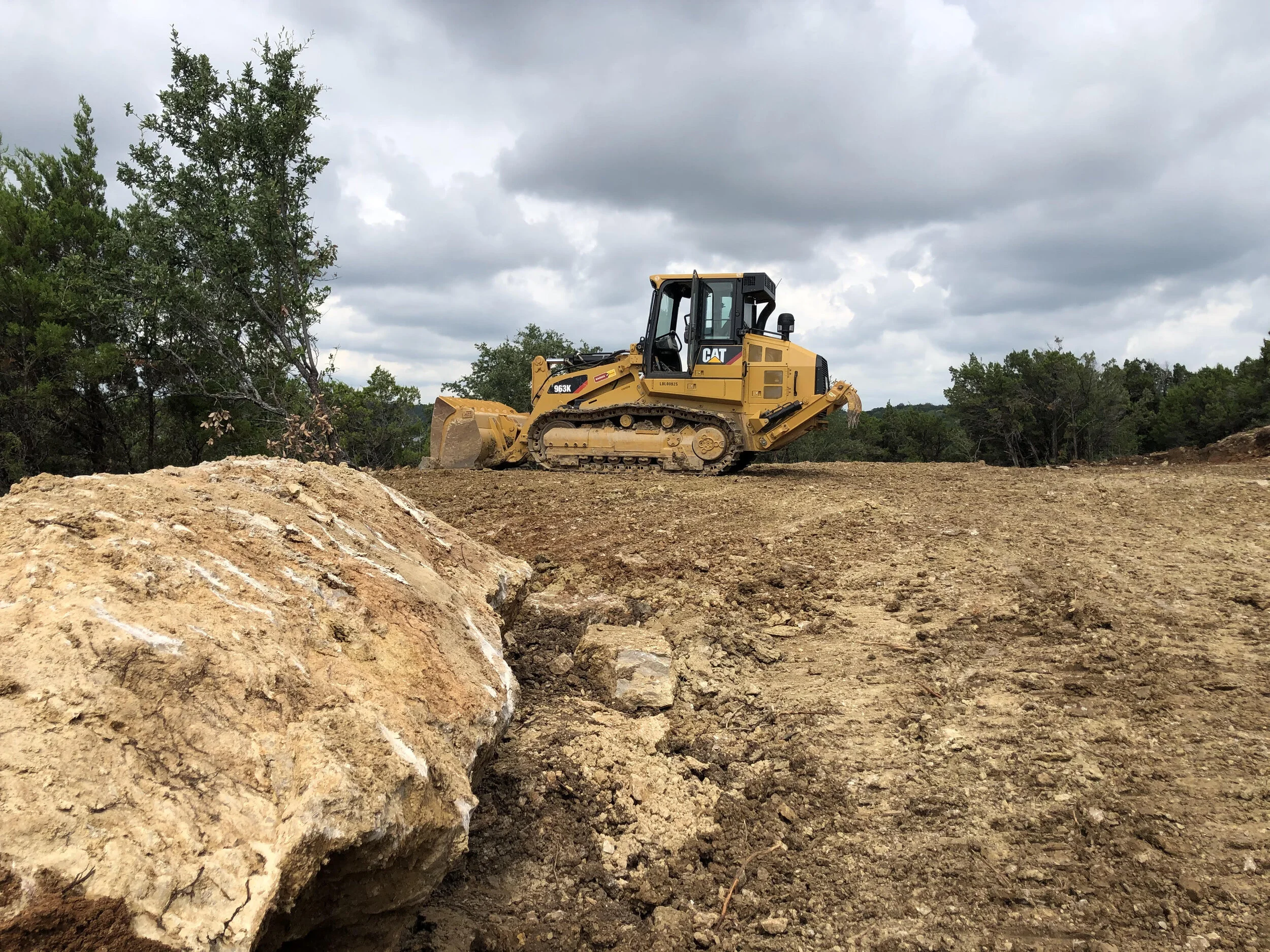 Site development Possum Kingdom Lake