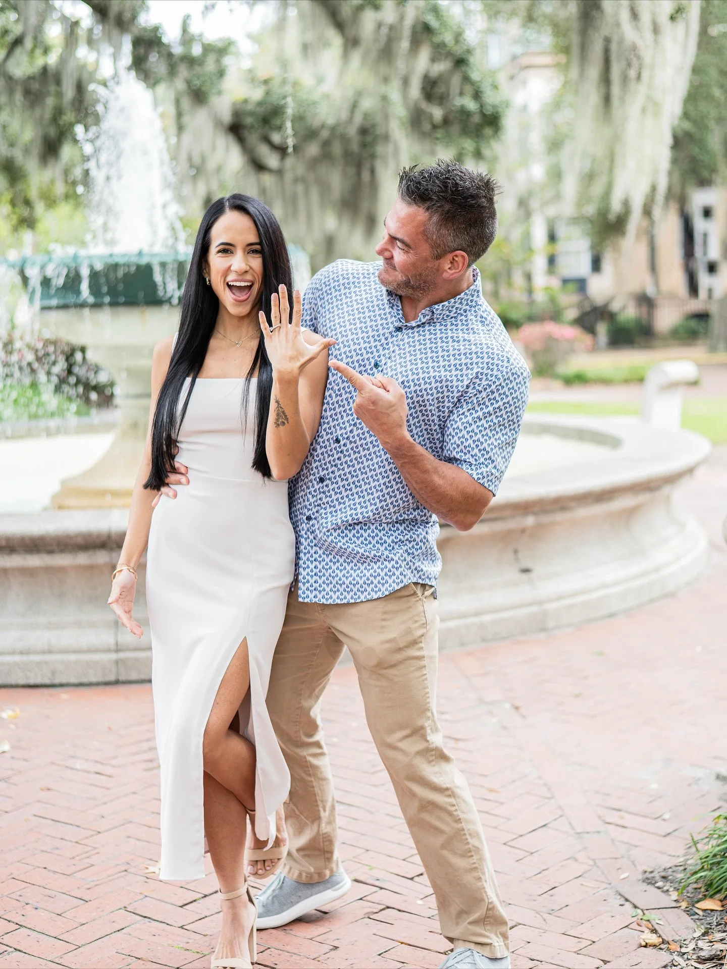 Daniela &amp; Brian ✨ These two were so fun! You could tell they weren&rsquo;t only lovers but best friends. I always love getting to know my clients and hearing their love stories during their Savannah engagement session.
