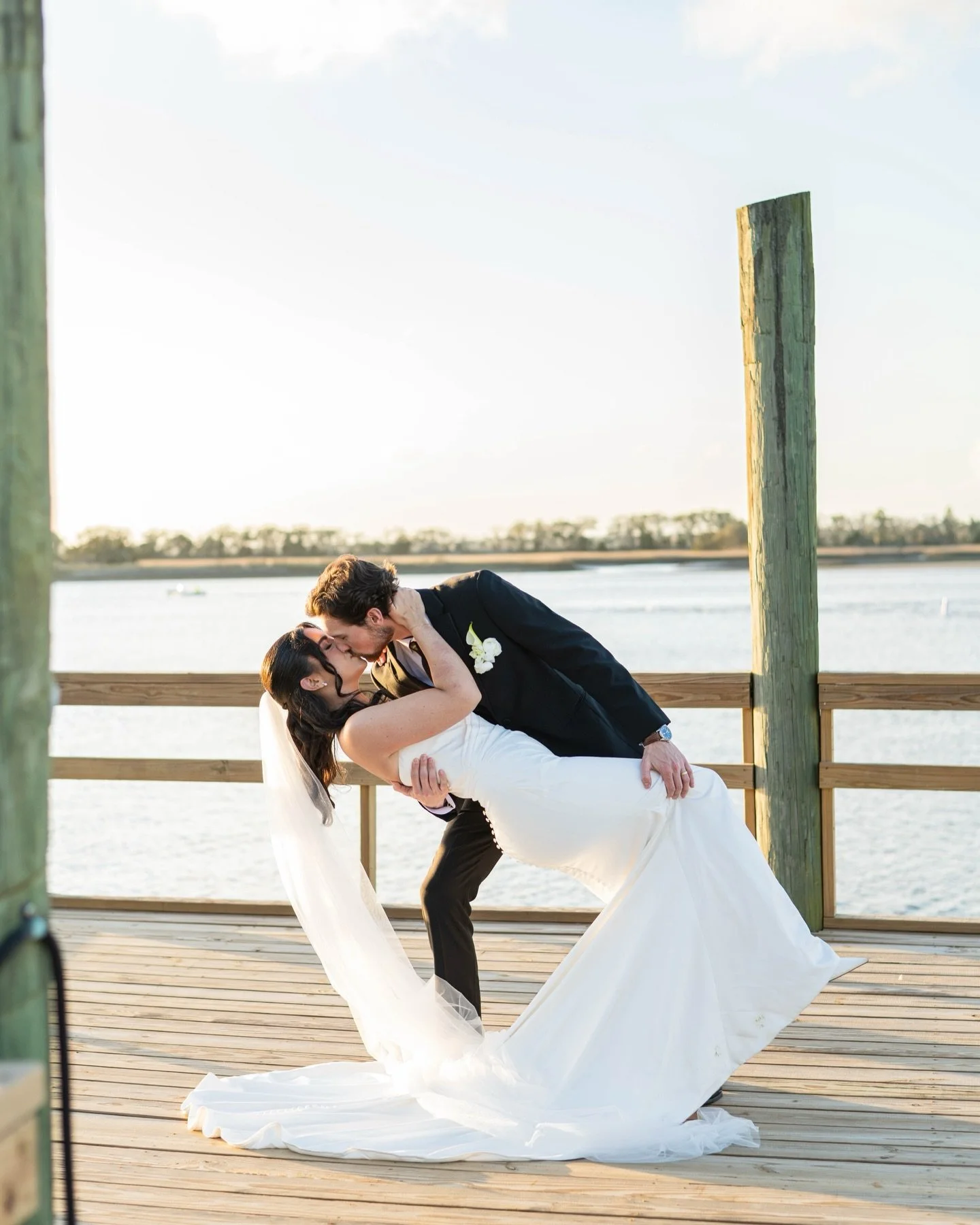 Lilly &amp; Zack ✨ A classic low country Charleston wedding filled with golden sunset light, timeless details, and the kind of joy you can feel in every frame. 

I&rsquo;m so glad I got to be there to capture their love story from their surprise prop