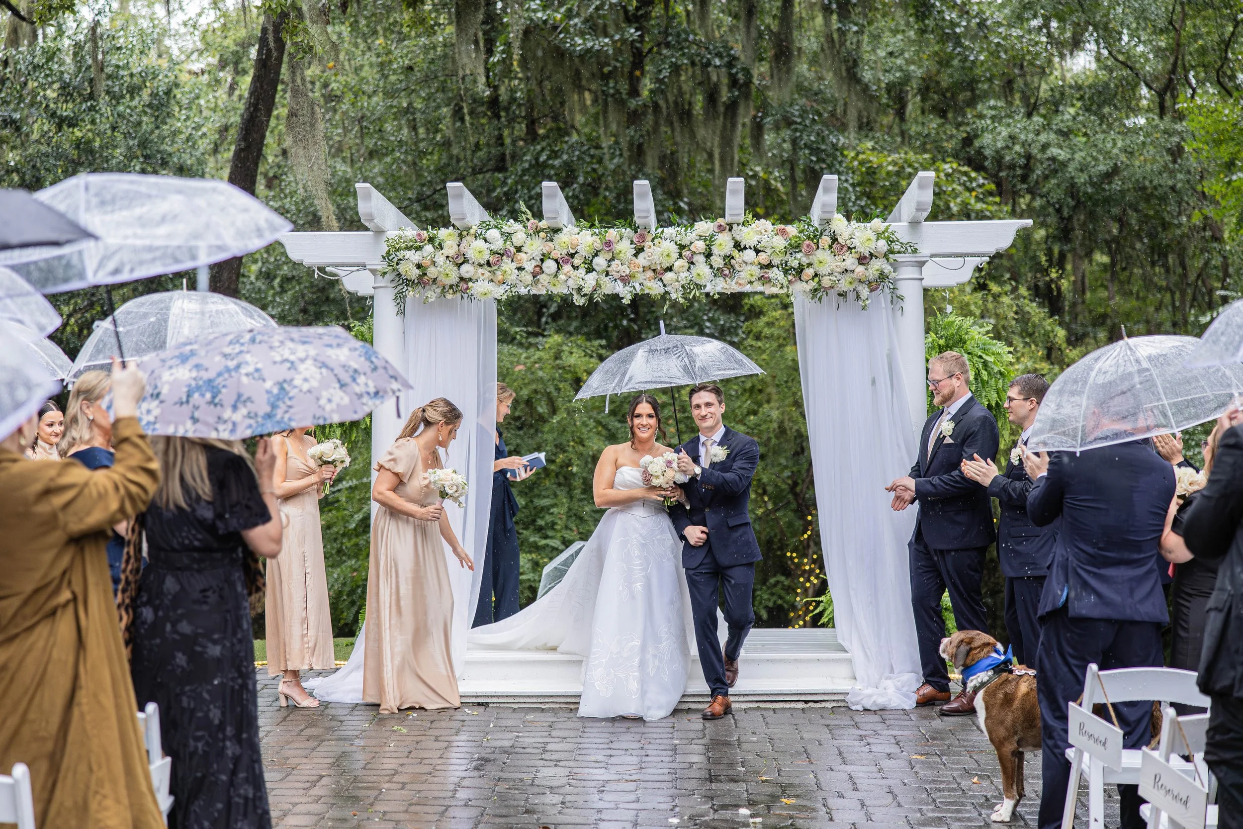 A Rainy-Day Romance: Jillian &amp; Frank’s Beautiful Fall Wedding at the Mackey House 