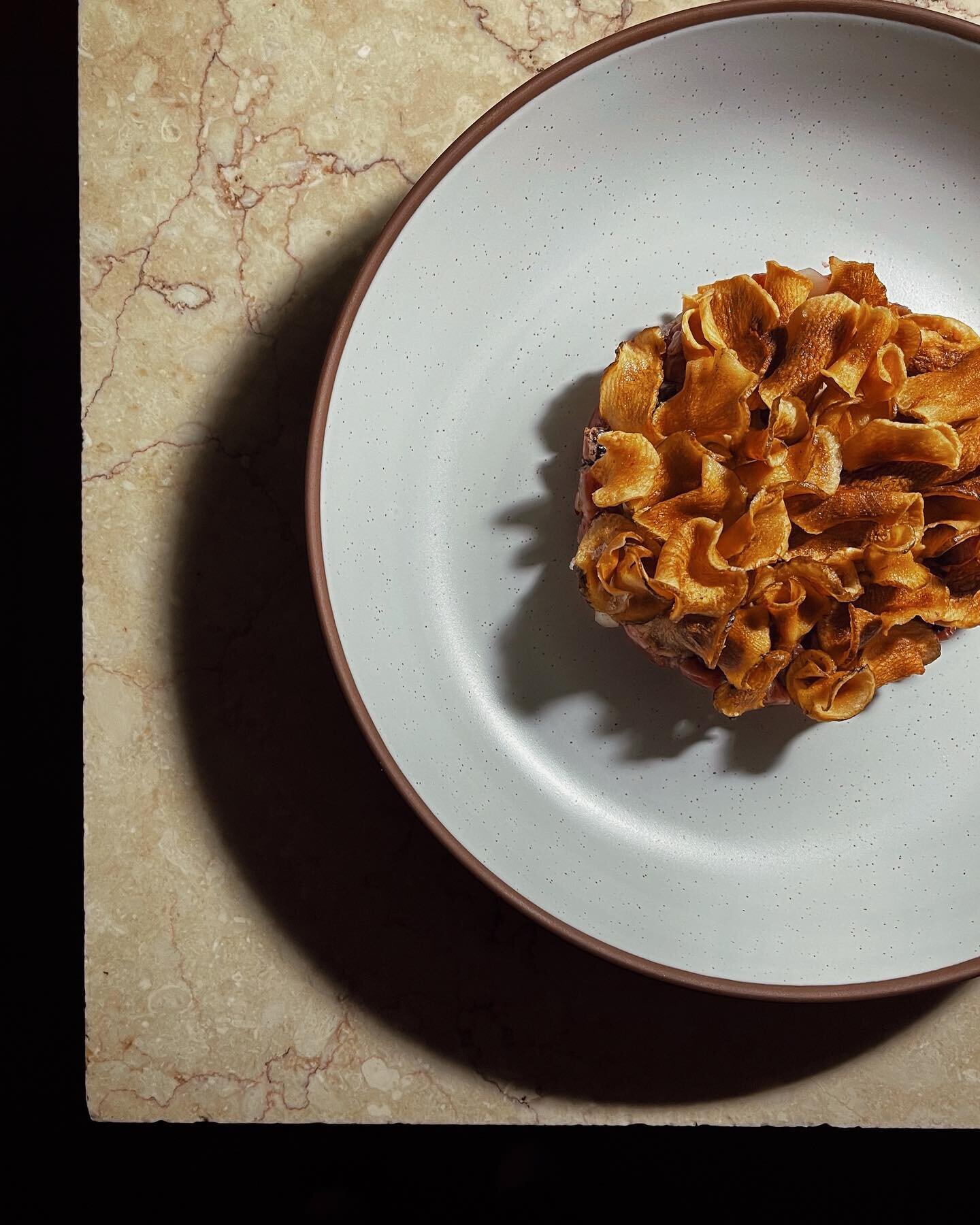 lumina lamb neck tartare. razor clam. sunchoke.

&ldquo;An opulent medley of flavors, marrying the richness of lamb with the delicate brininess of razorclam, crowned by the crisp elegance of sunchoke.&rdquo; - Shakespeare 

#luminalamb #portlandmaine