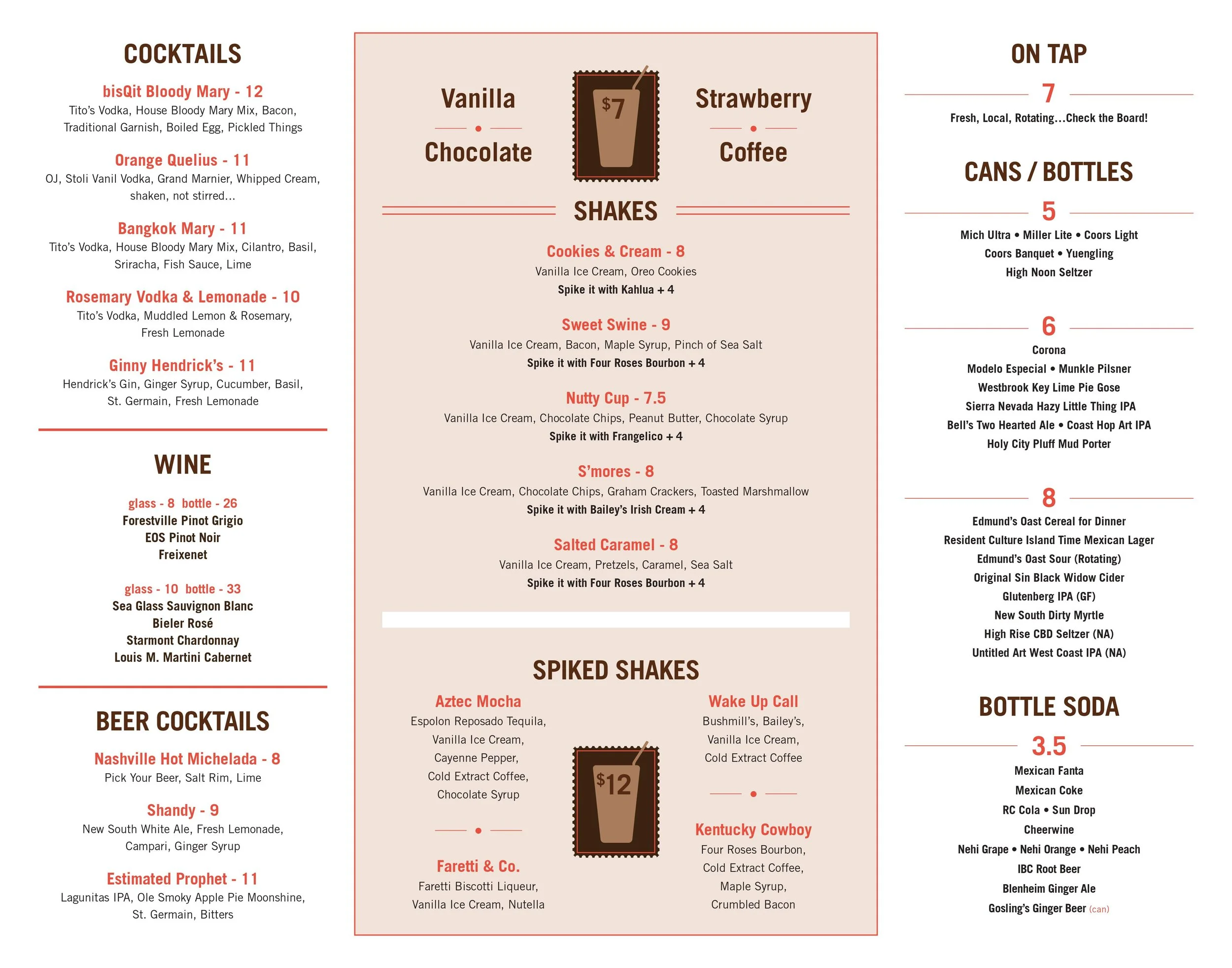 bisqit Signature Southern Eats and Creative Cocktails in Pawleys Island — Bisqit