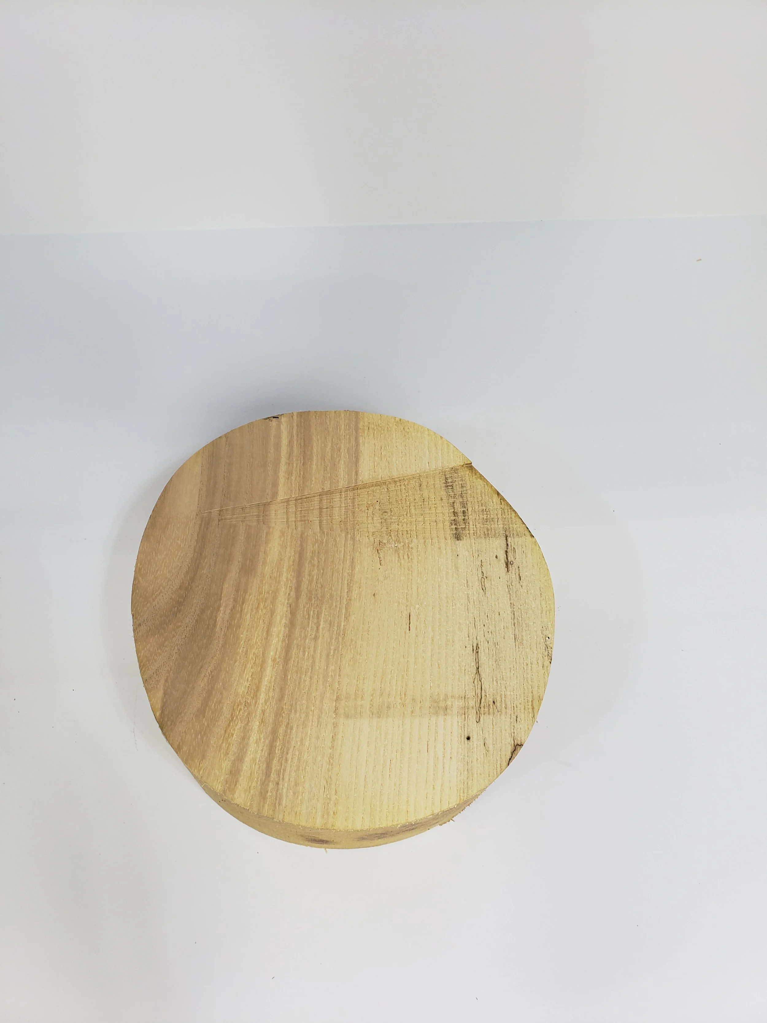 White Ash Bowl Blank 7 3/8" Diam. x 3 1/4" Thick