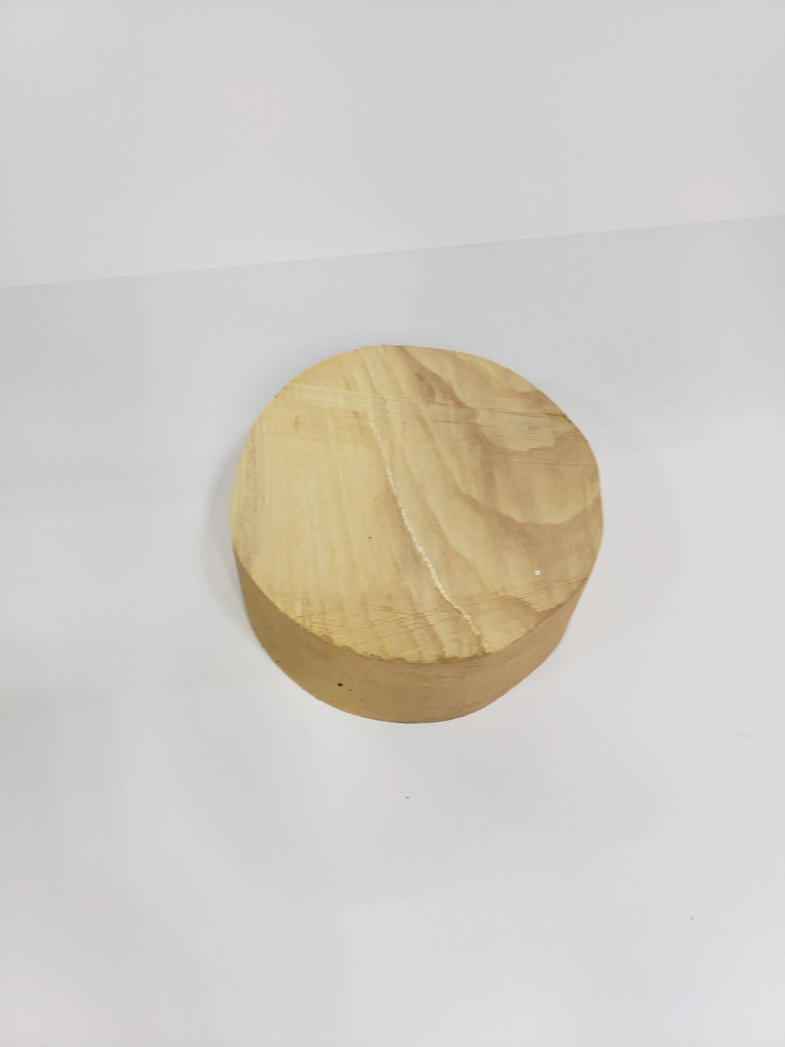 White Ash Bowl Blank 7" Diam. x 3" Thick