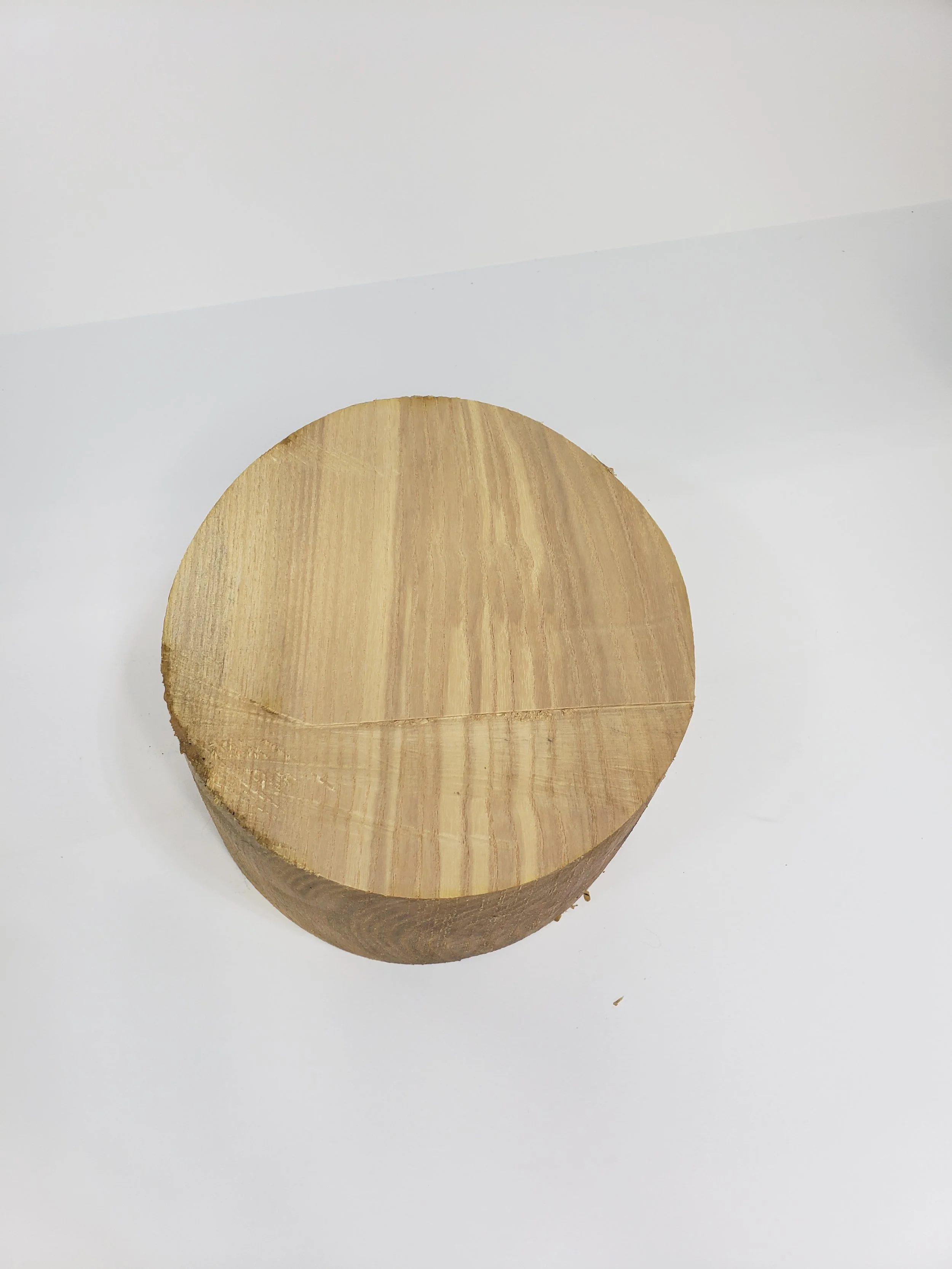 White Ash Bowl Blank 7" Diam x 3 1/2" Thick