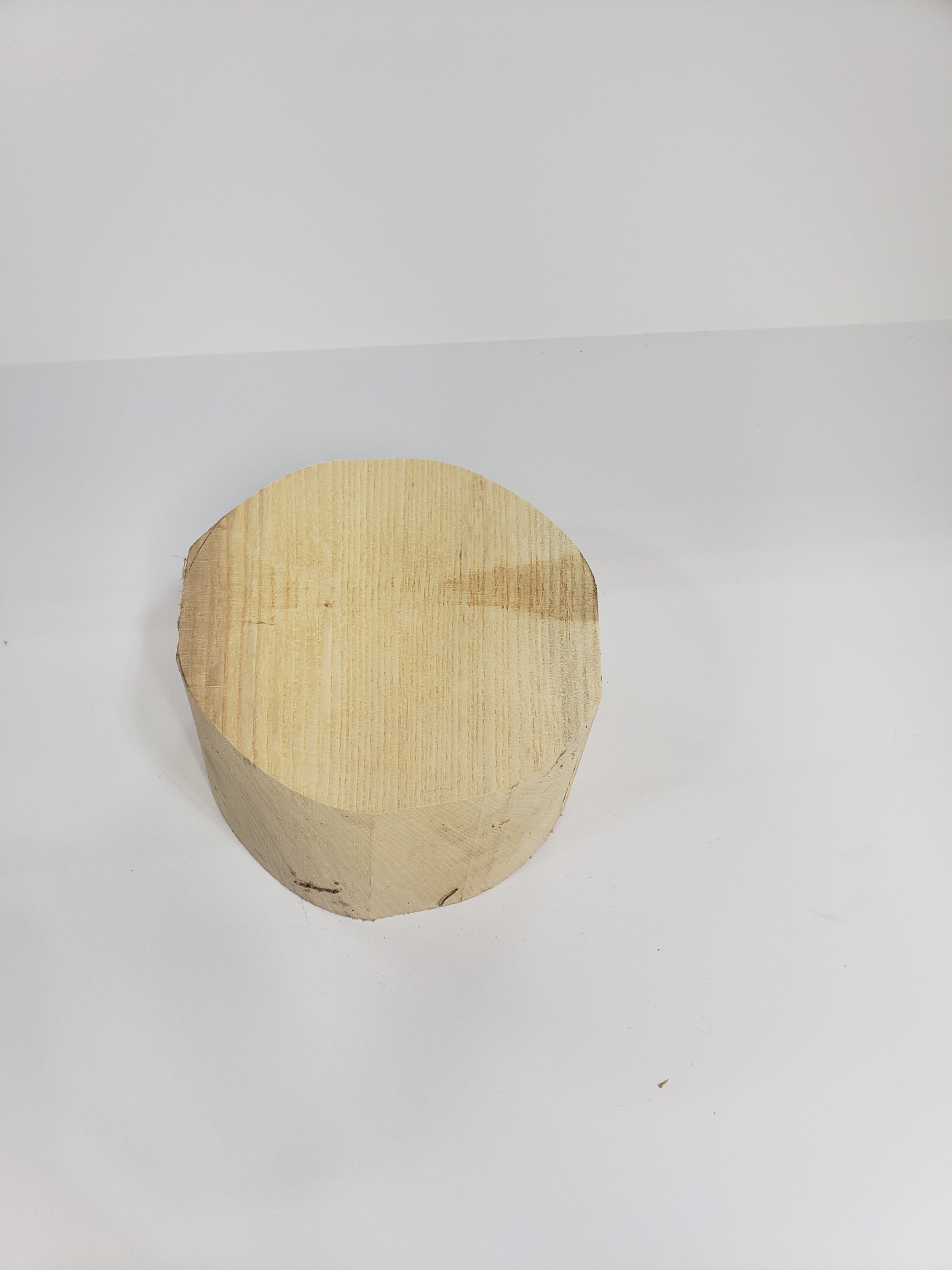 White Ash Bowl Blank 6" Diam. x 3 1/2" Thick