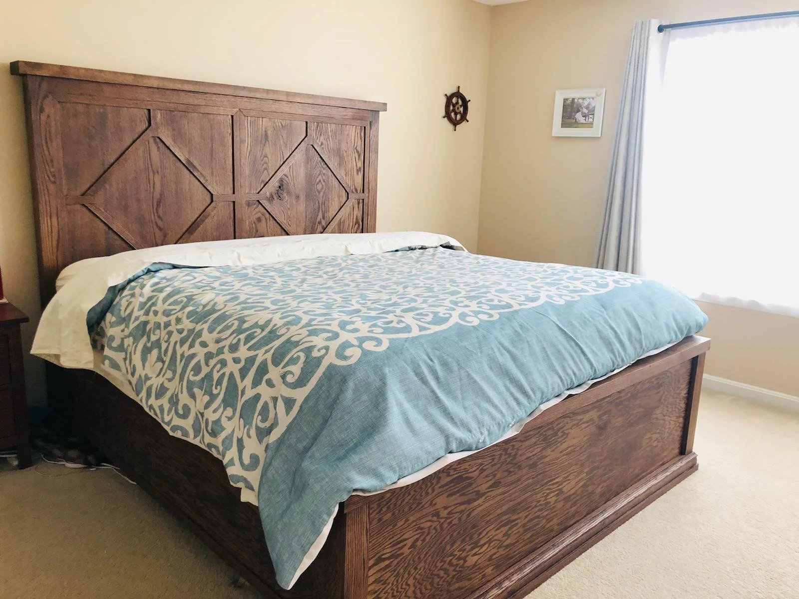 Rustic King Bed