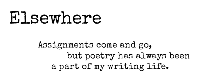 Elsewhere - Jonathan Everitt's poetry in publications