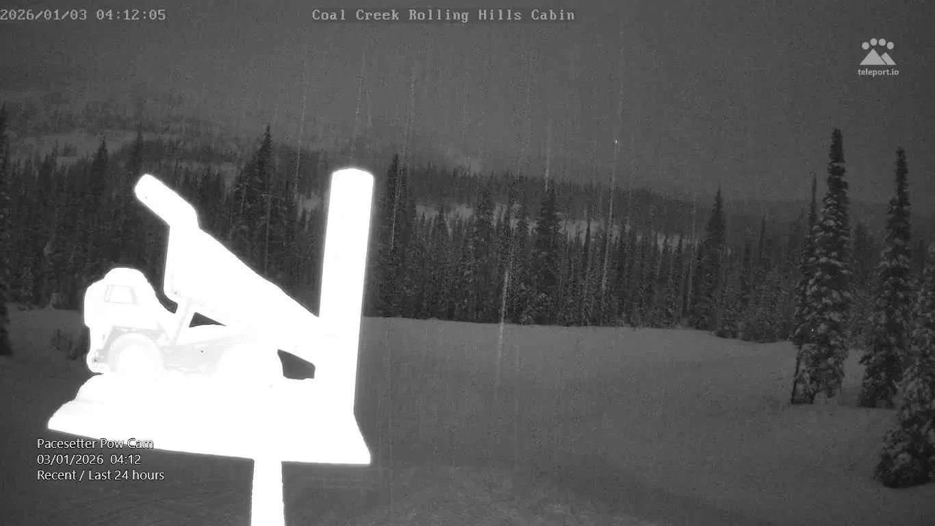 We know many of you are waking up wondering what last night&rsquo;s rain in town means for riding today. Here&rsquo;s what we&rsquo;re seeing.

This morning temps are -0.5&deg;C at cabin elevation  with 15 cm of new snow overnight &mdash; and it&rsqu