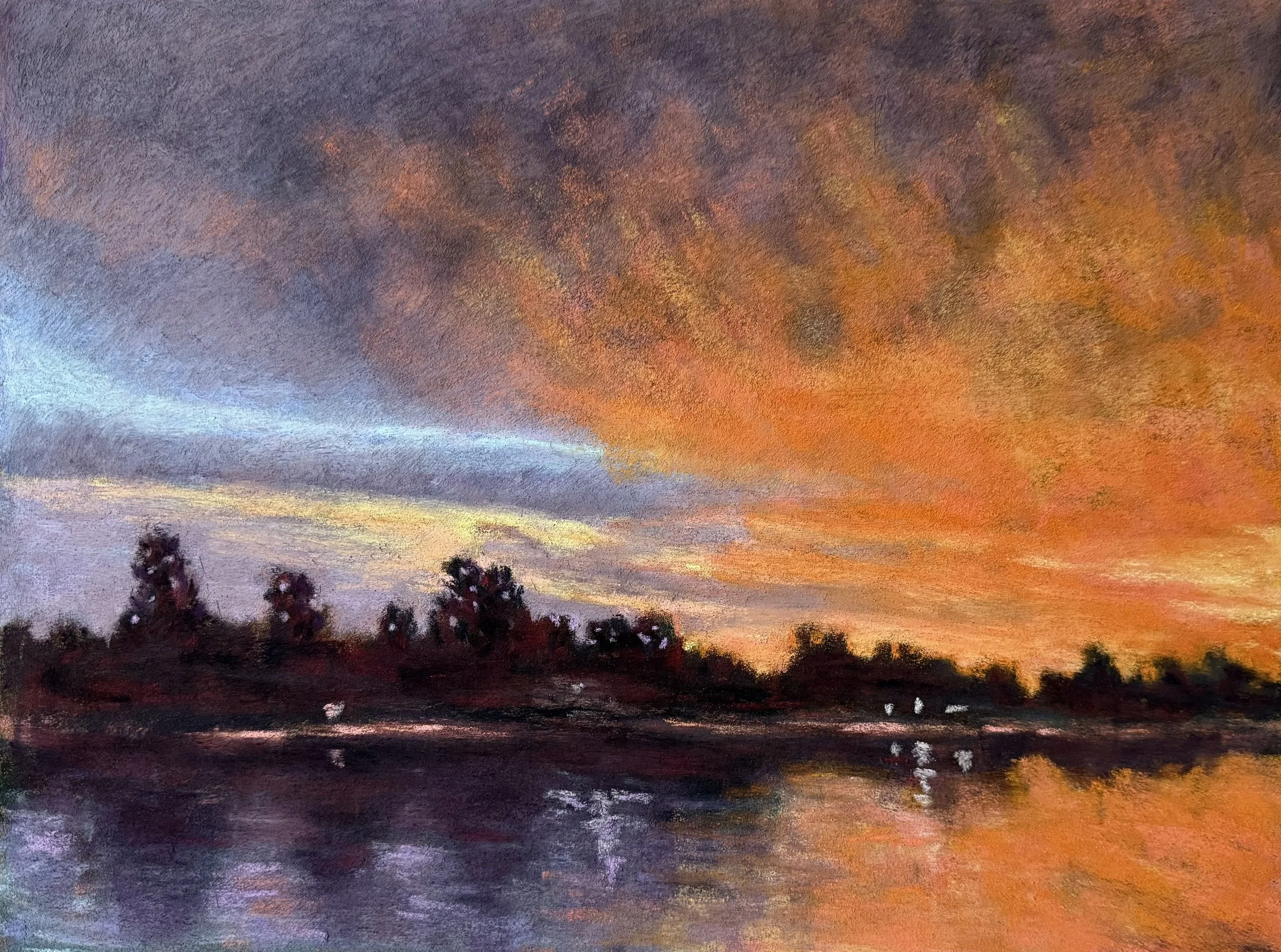Old Aroya Sunset 12 x 16 $375.jpeg