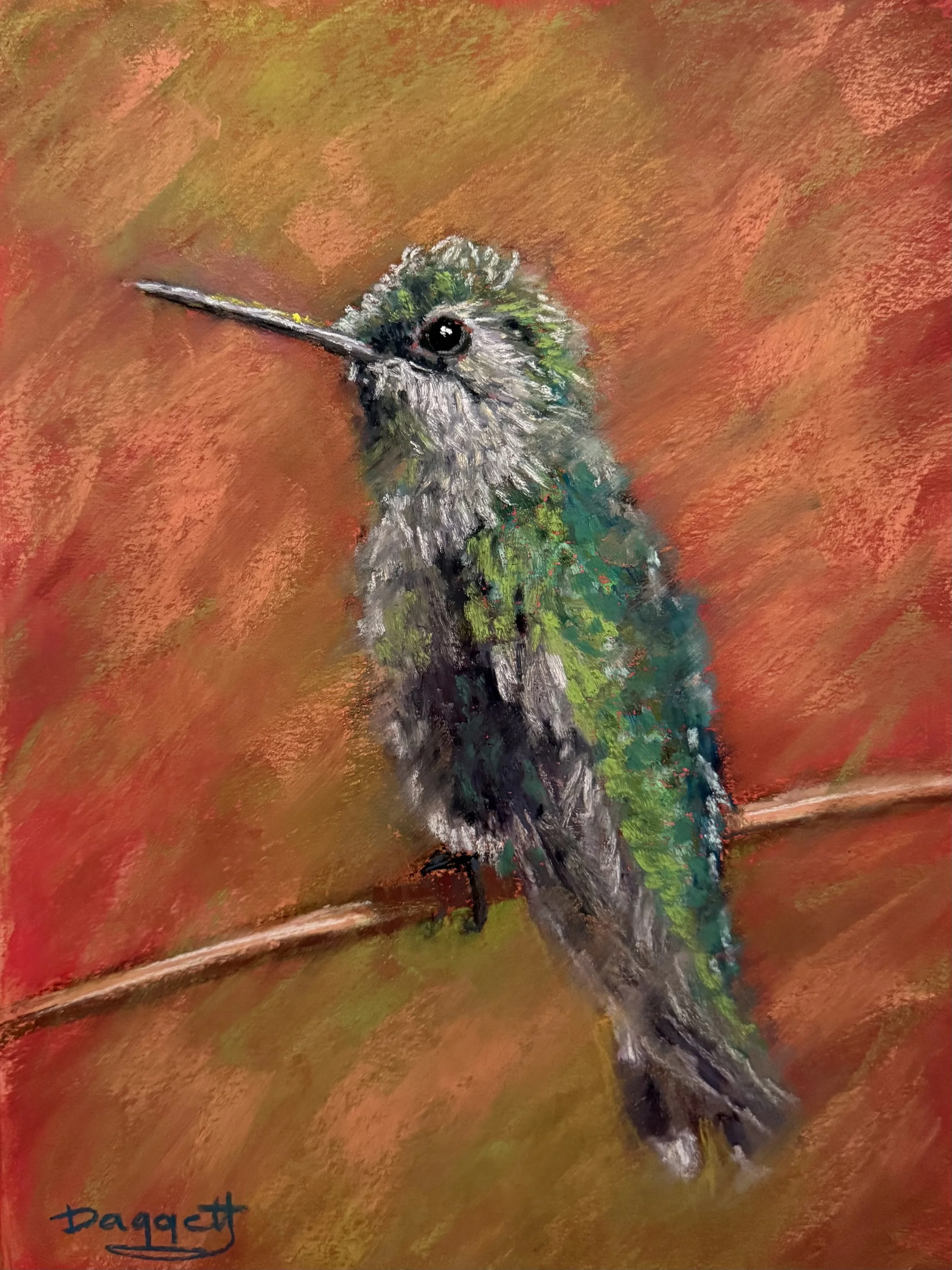 Contemplating My Next Stop 9 x 12 $225.jpeg