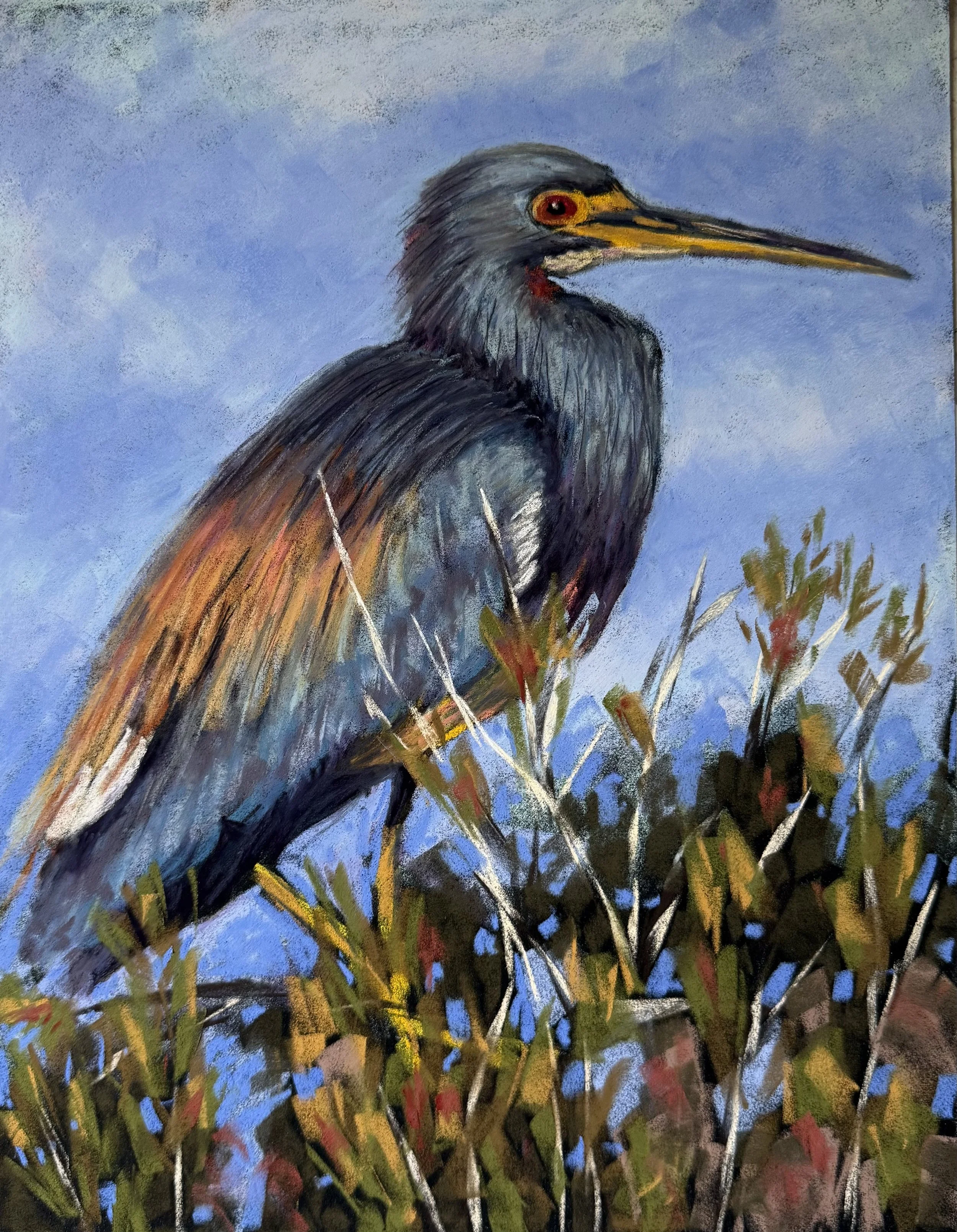 Heron on Watch 12 x 16 $375.jpeg