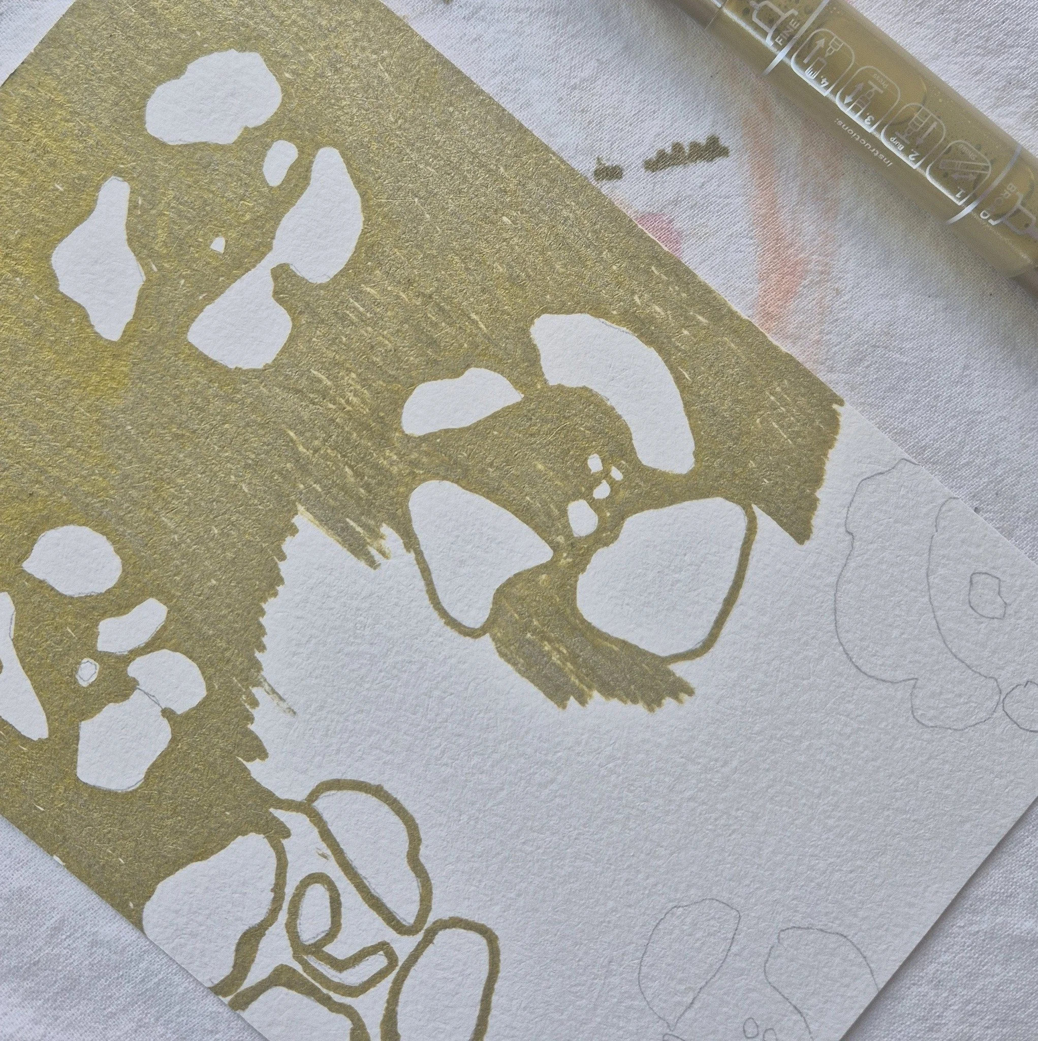 Animal print pattern. Playing with acrylic pens #AcrylicPen #animal pattern