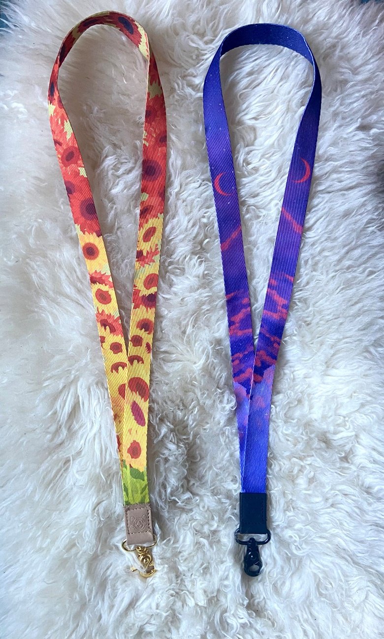2 Piece Sunflower & Red Moon Lanyard Combo .jpeg