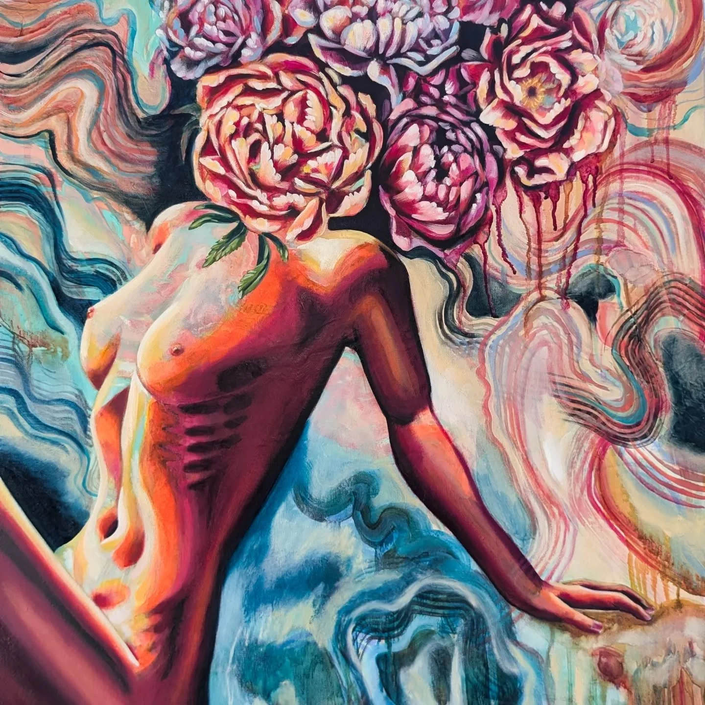 Rooted in Grace
From the Bloom with Grace series

A quiet devotion to becoming. 
To softness that knows it's strength. 
To beauty that grows because it is nourished -
Not because it is forced. 

This piece is an offering to feminine power as grace in