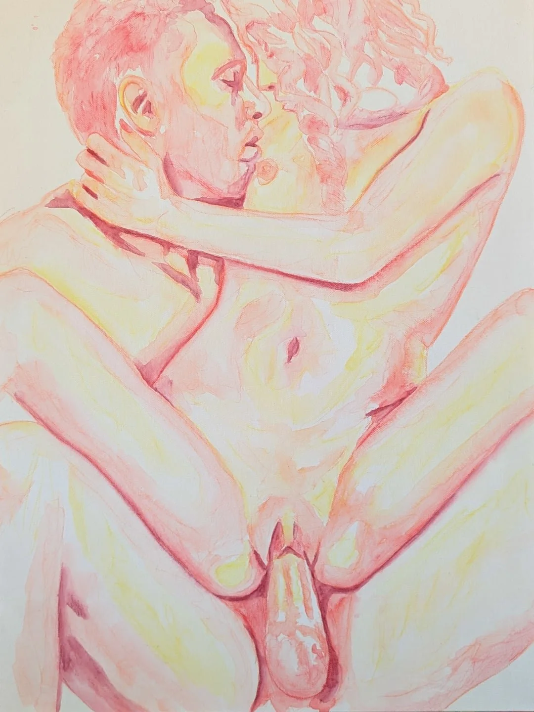 The weather is warming up and so is my art 🔥

More sensual pieces incoming. . . 

#sensualart #eroticart #nudeart #nudepainting #tender #artforyourbedroom #explicit