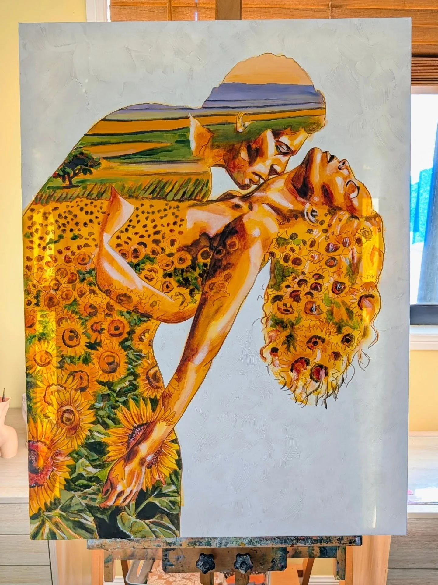 This one is beginning to feel like I'm touching something deep within my soul and whispering "I see you" 🌻

#artforyoursoul #overcoming #renewal #breakthrough #riseagain