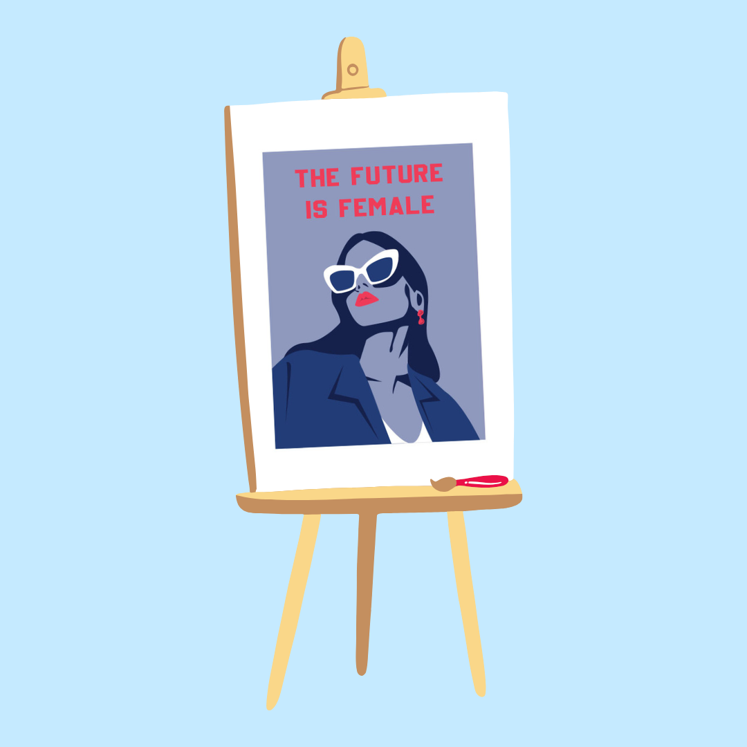 Young artist turns passion for art and feminism into a thriving small business