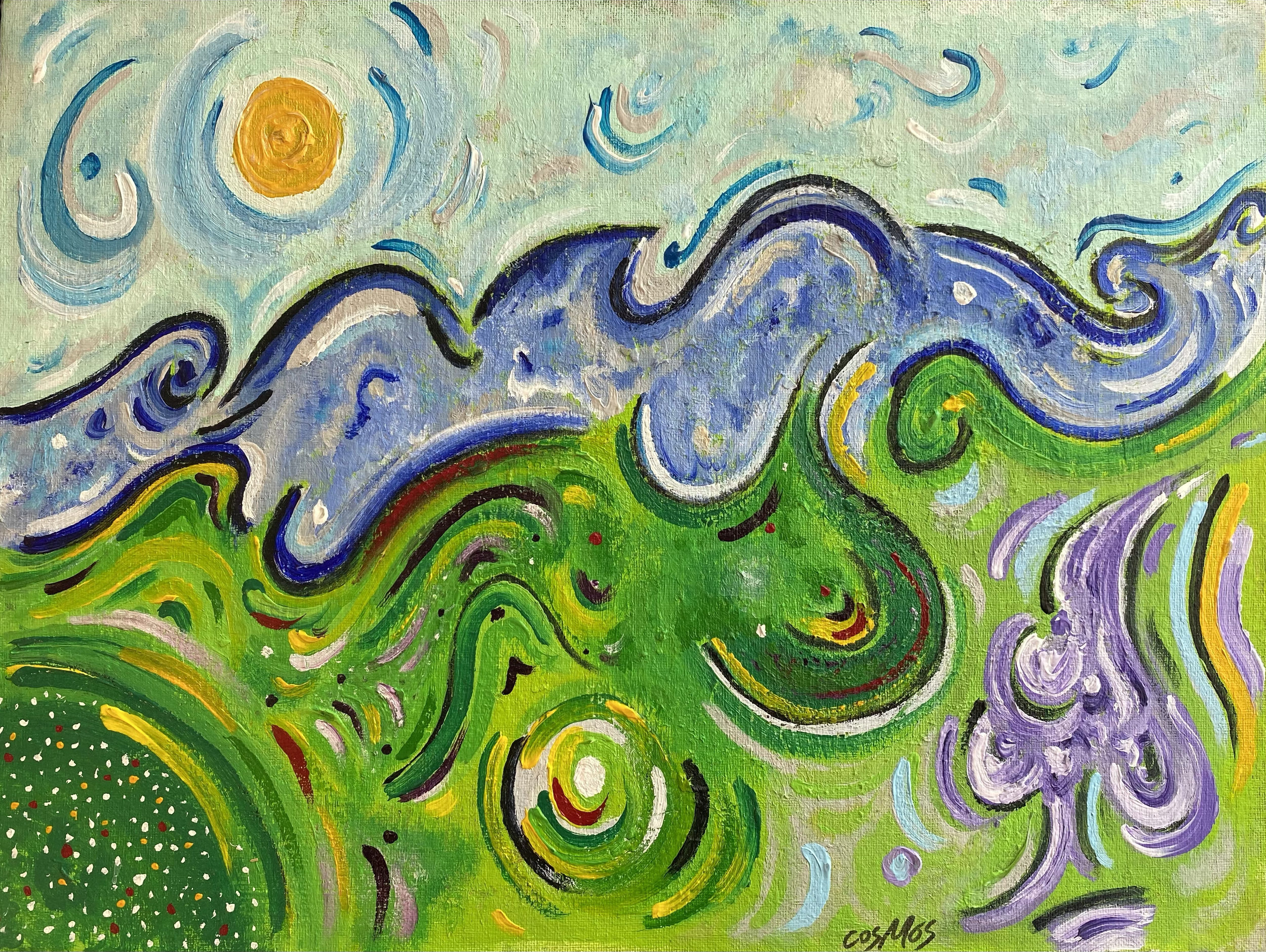 SUMMER
- Acrylic on canvas panel 12" x 16"