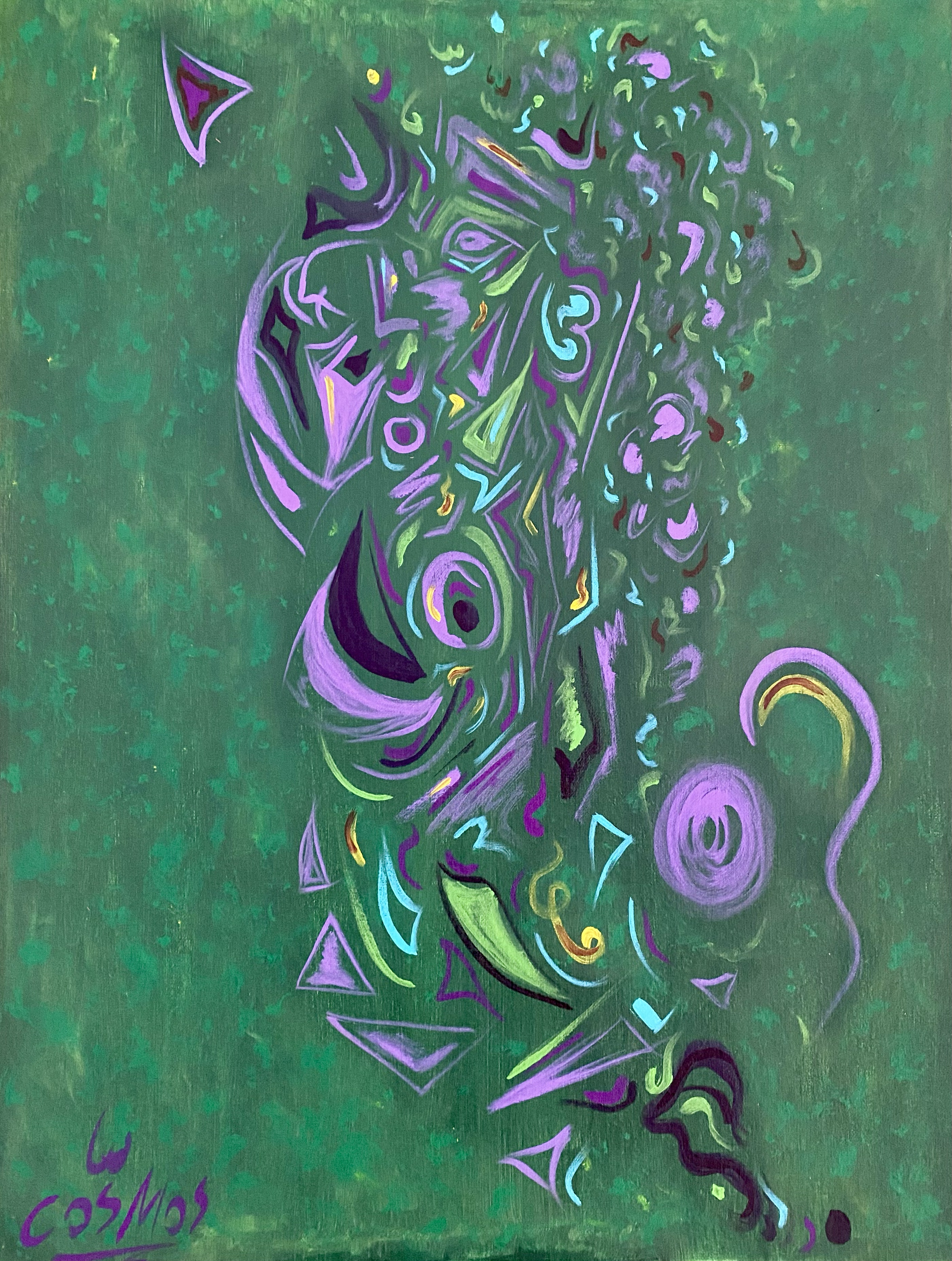 THE ONE - Acrylic on canvas panel 18" x 24"