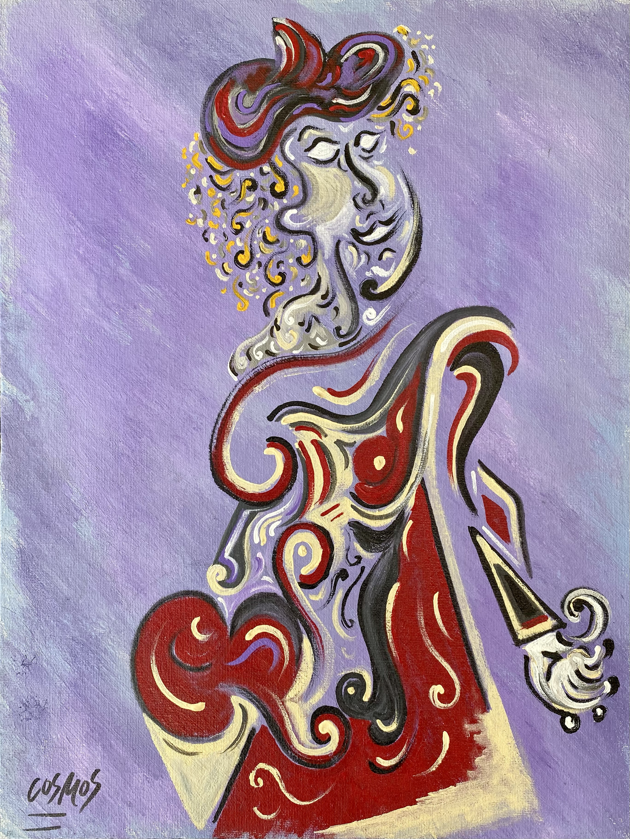 JOLLITY
- Acrylic on canvas panel 12" x 16"