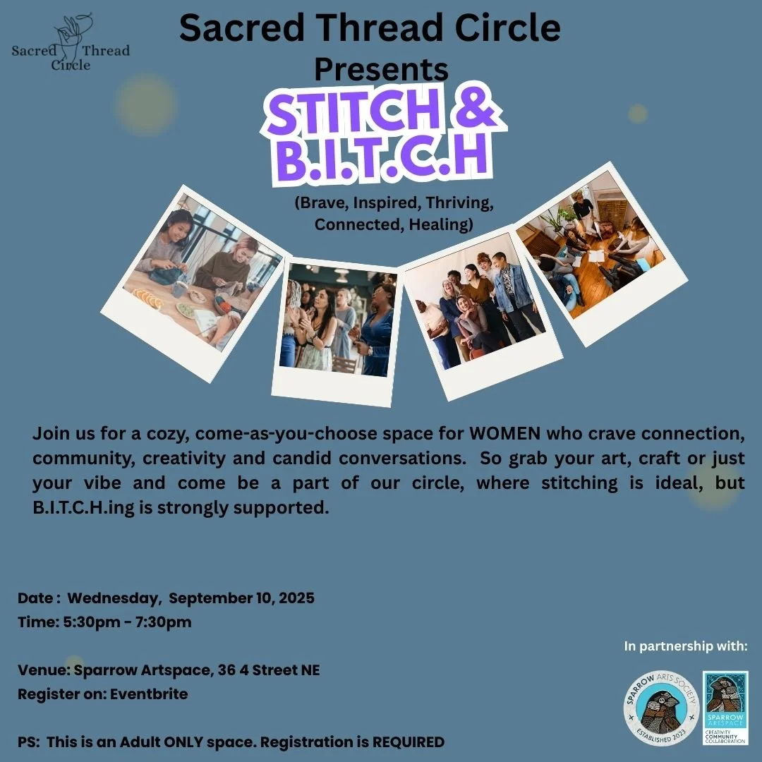 Stitch & B.I.T.C.H (Brave, Inspired, Thriving, Connected, Healing) Circle