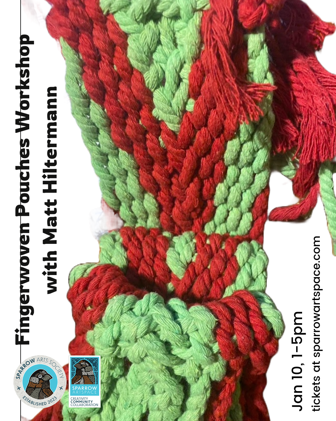 Fingerwoven Pouches Workshop with Matt Hiltermann