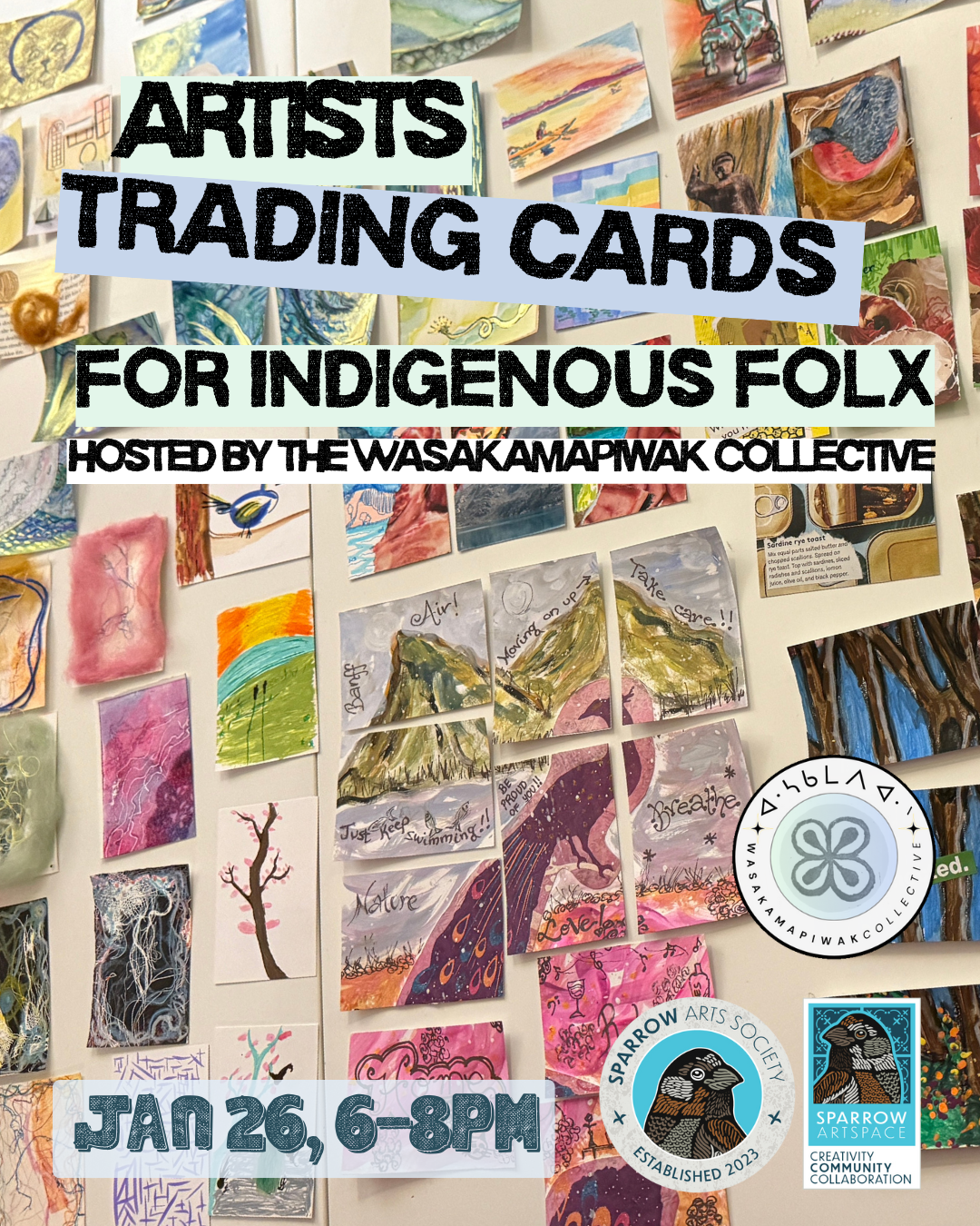 Artists Trading Cards for Indigenous Folx