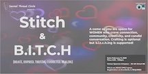 Stitch &amp; B.I.T.C.H (Brave, Inspired, Thriving, Connected, Healing) Circle 