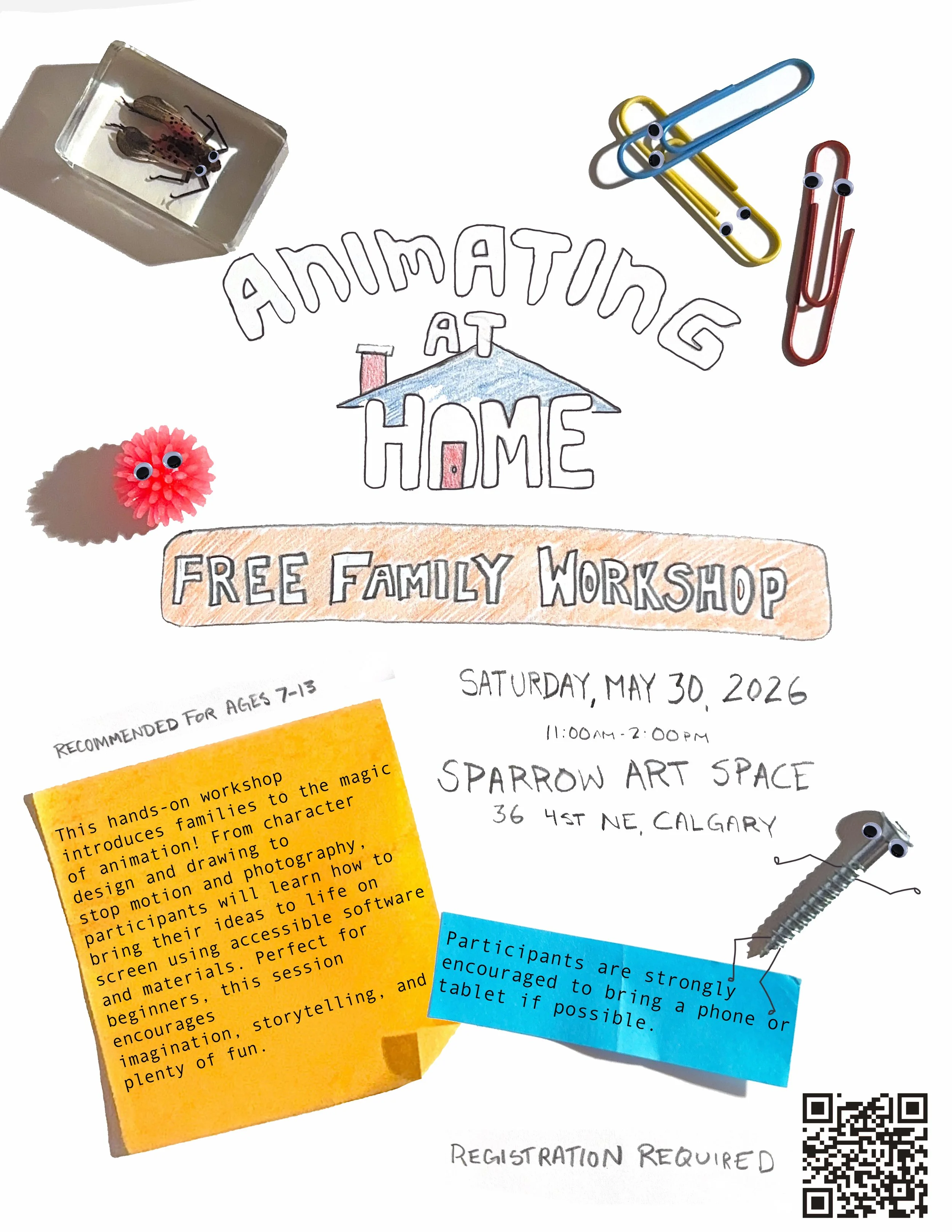 Animating at Home: A Beginner’s Animation Workshop for Families