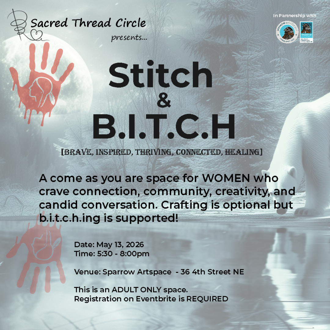 Stitch &amp; B.I.T.C.H (Brave, Inspired, Thriving, Connected, Healing) Circle 